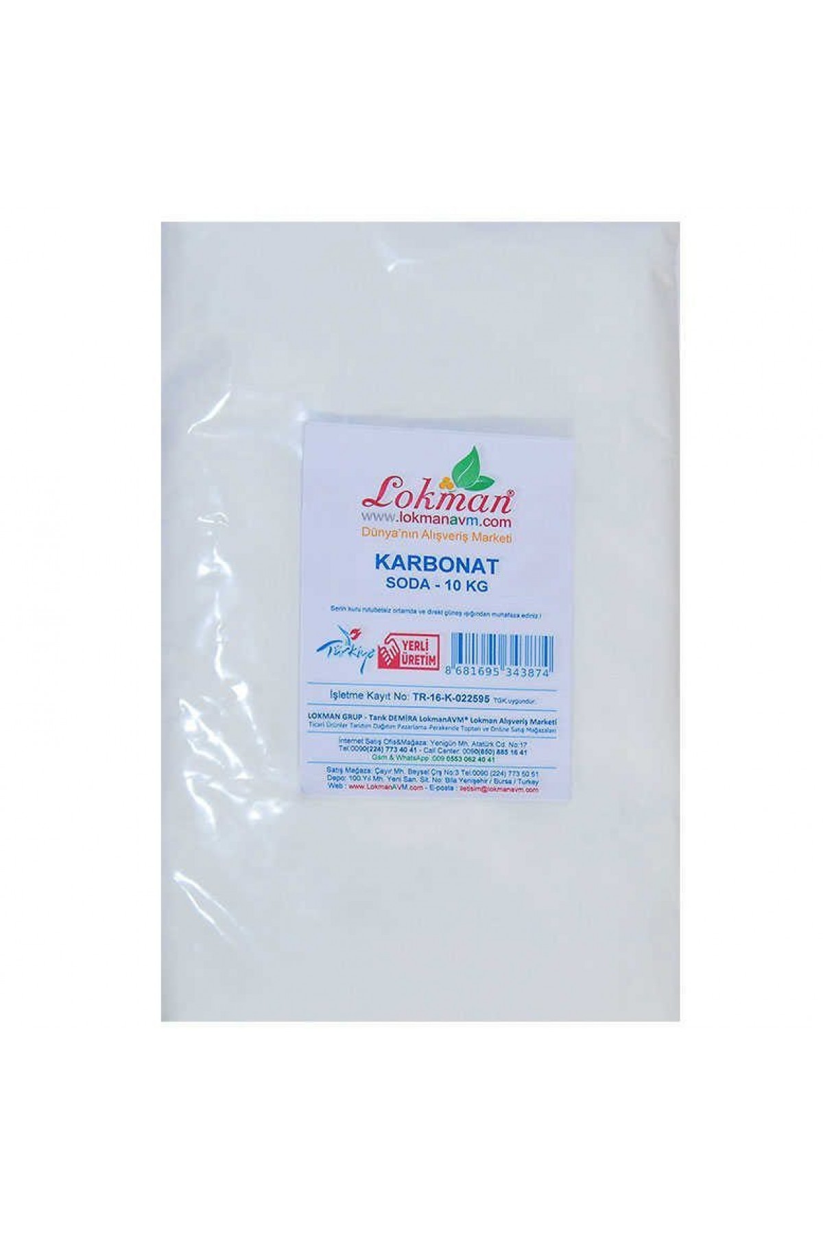 Lisinya214 Karbonat Soda 10.000 Gr Paket