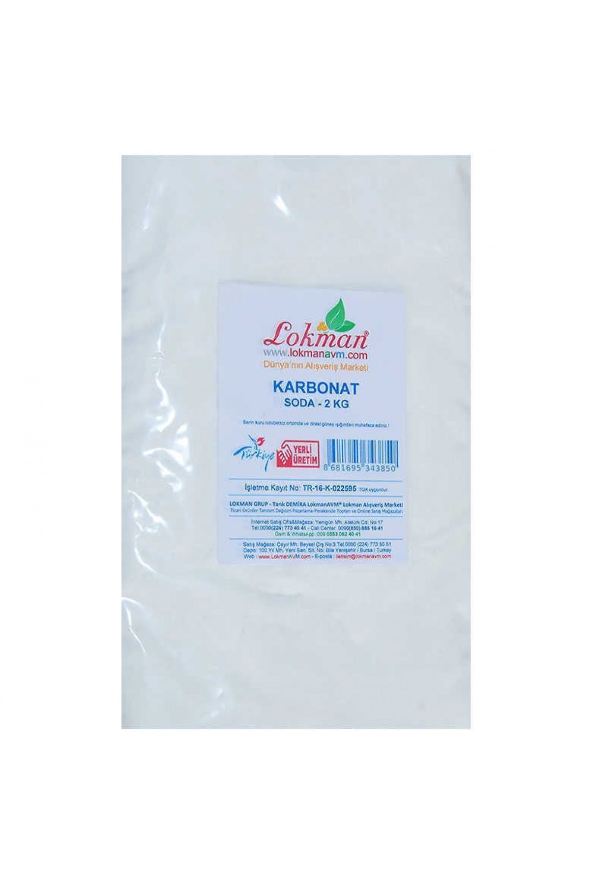Karbonat Soda 2000 Gr Paket Lisinya214 Karbonat Soda 2000 Gr Paket