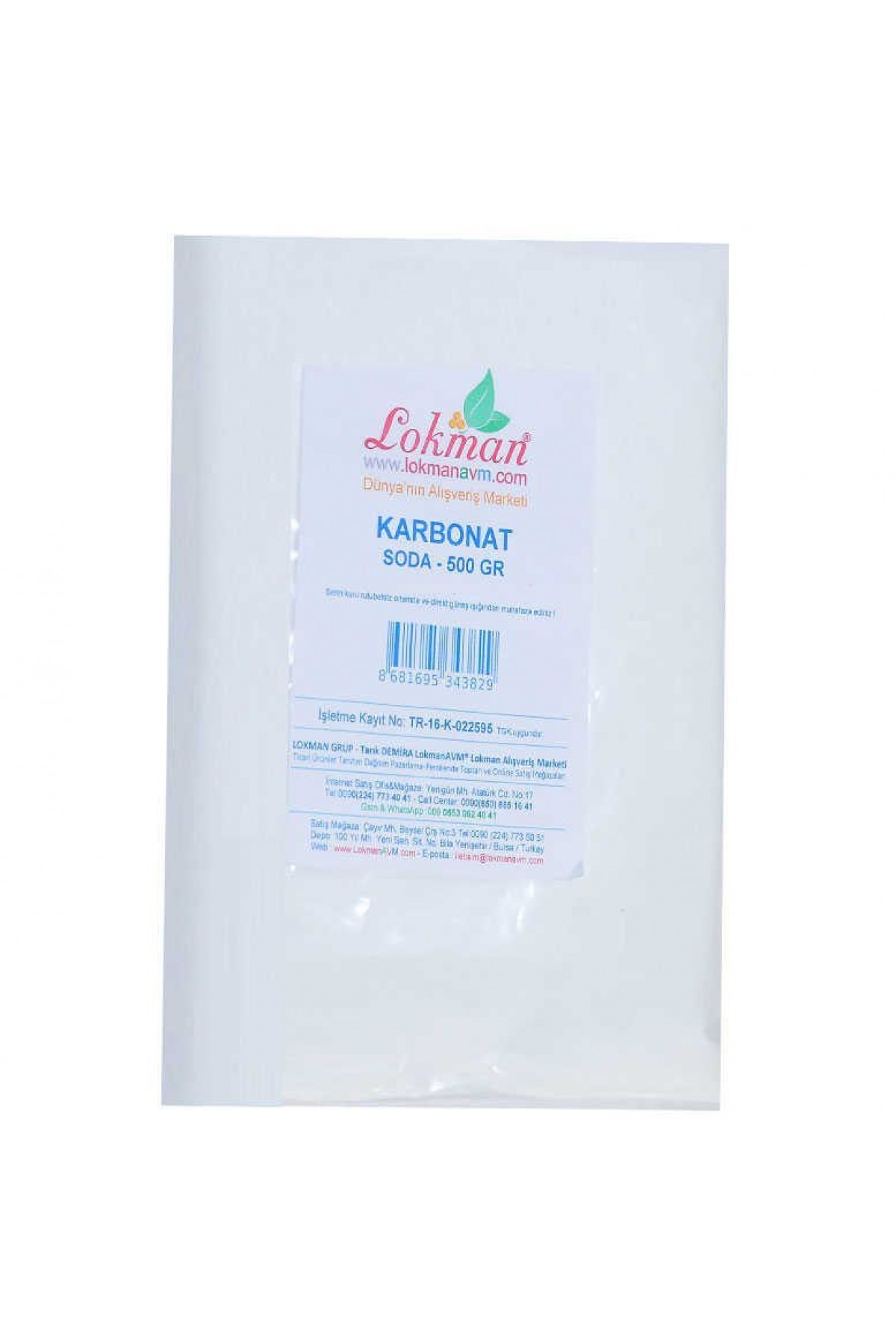 Karbonat Soda 500 Gr Paket Lisinya214 Karbonat Soda 500 Gr Paket