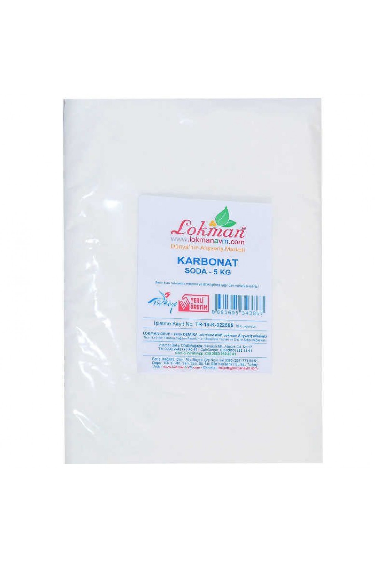 Lisinya214 Karbonat Soda 5000 Gr Paket