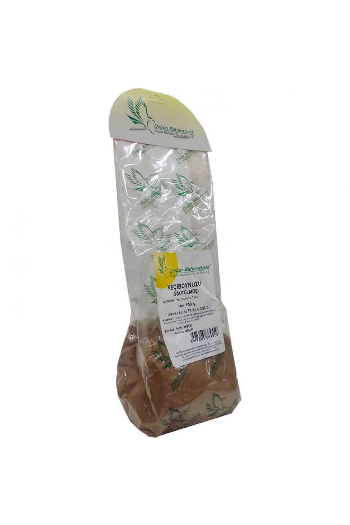 Keçiboynuzu Unu Harnup Unu Öğütülmüş Doğal 100 Gr Paket Lisinya214 Keçiboynuzu Unu Harnup Unu Öğütülmüş Doğal 100 Gr Paket