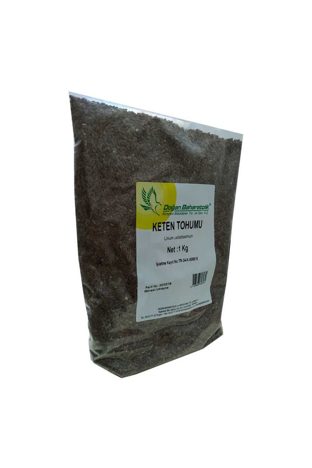 Lisinya214 Keten Tohumu Tane Doğal 1000 Gr Paket
