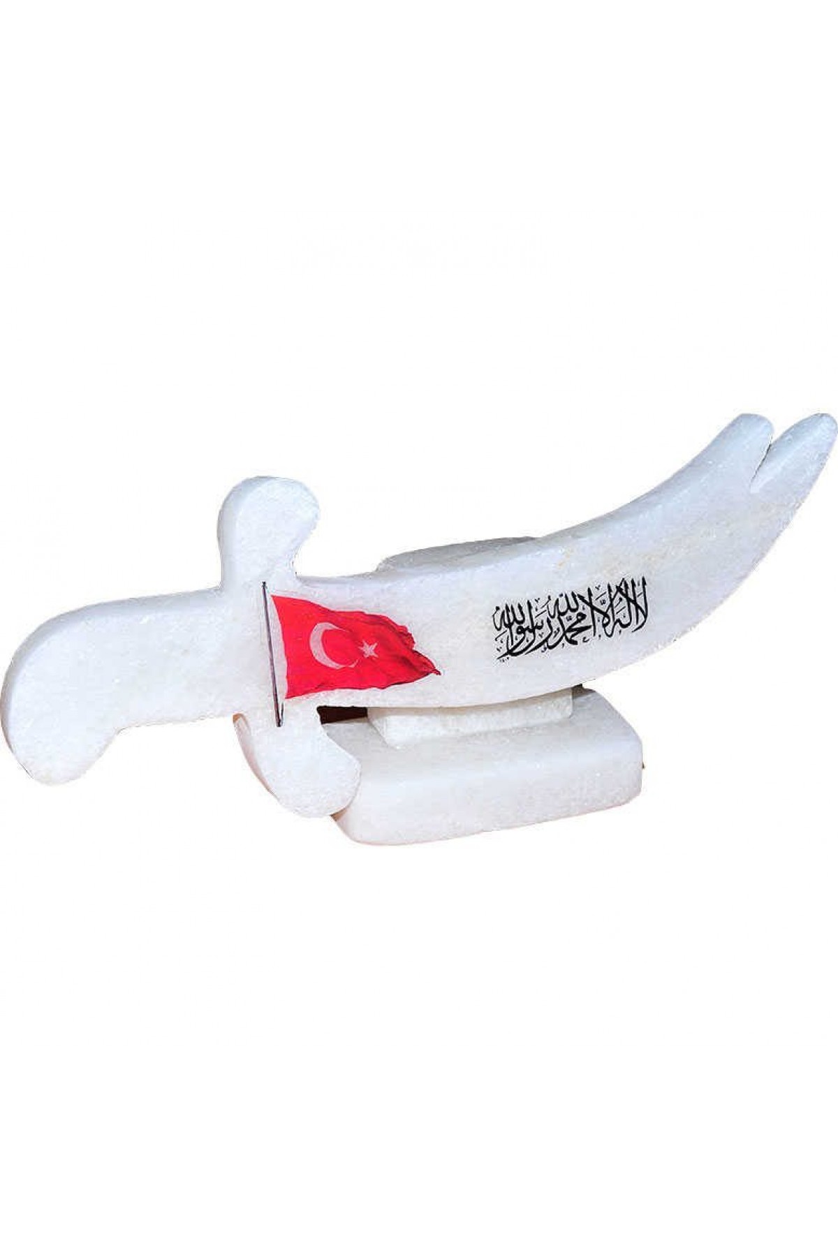 Kılıç Şekilli Tevhid Bayrak Logolu Doğal Kaya Tuzu Biblosu Beyaz 2-3 Kg Lisinya214 Kılıç Şekilli Tevhid Bayrak Logolu Doğal Kaya Tuzu Biblosu Beyaz 2-3 Kg