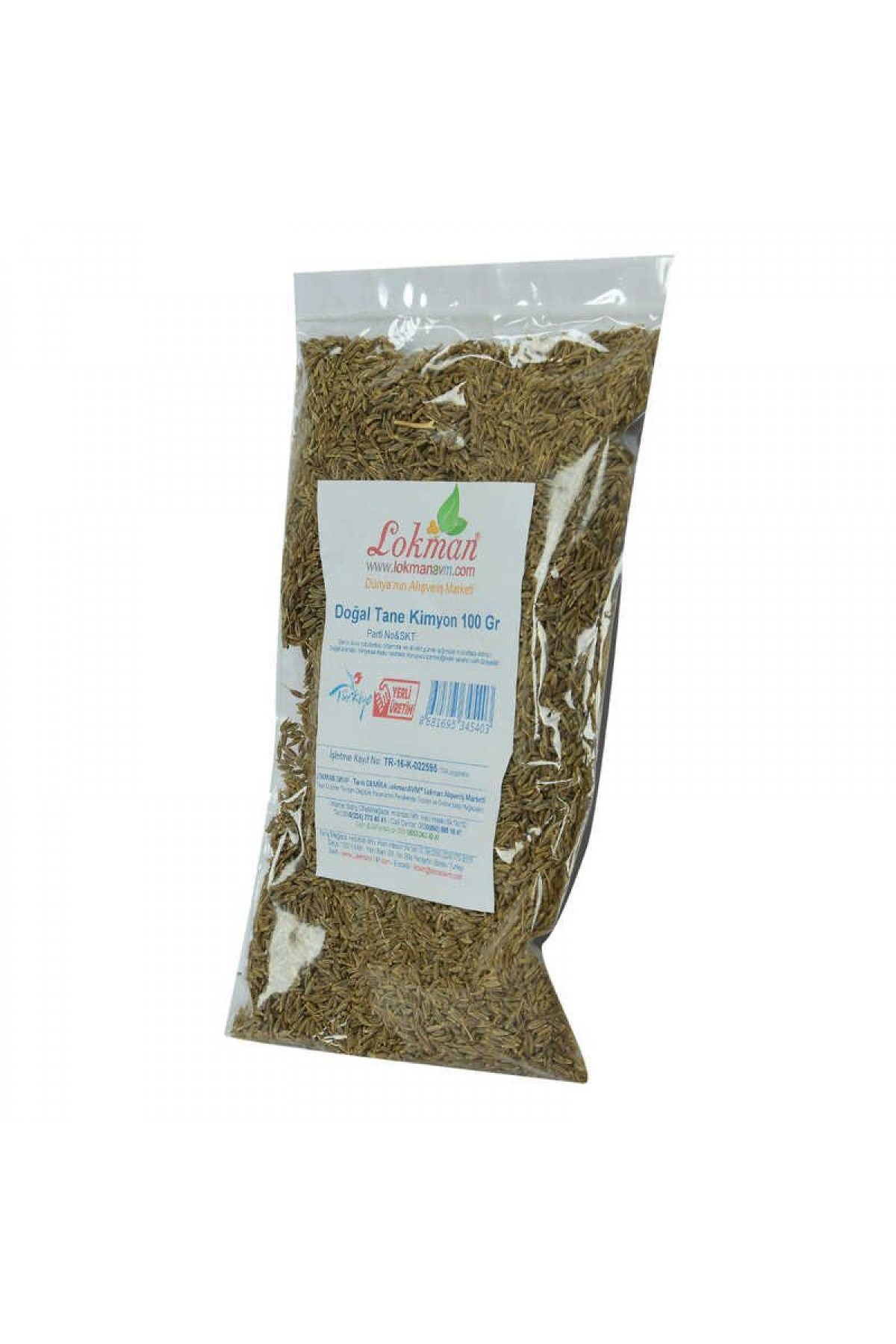 Lisinya214 Kimyon Doğal Tane 100 Gr Paket