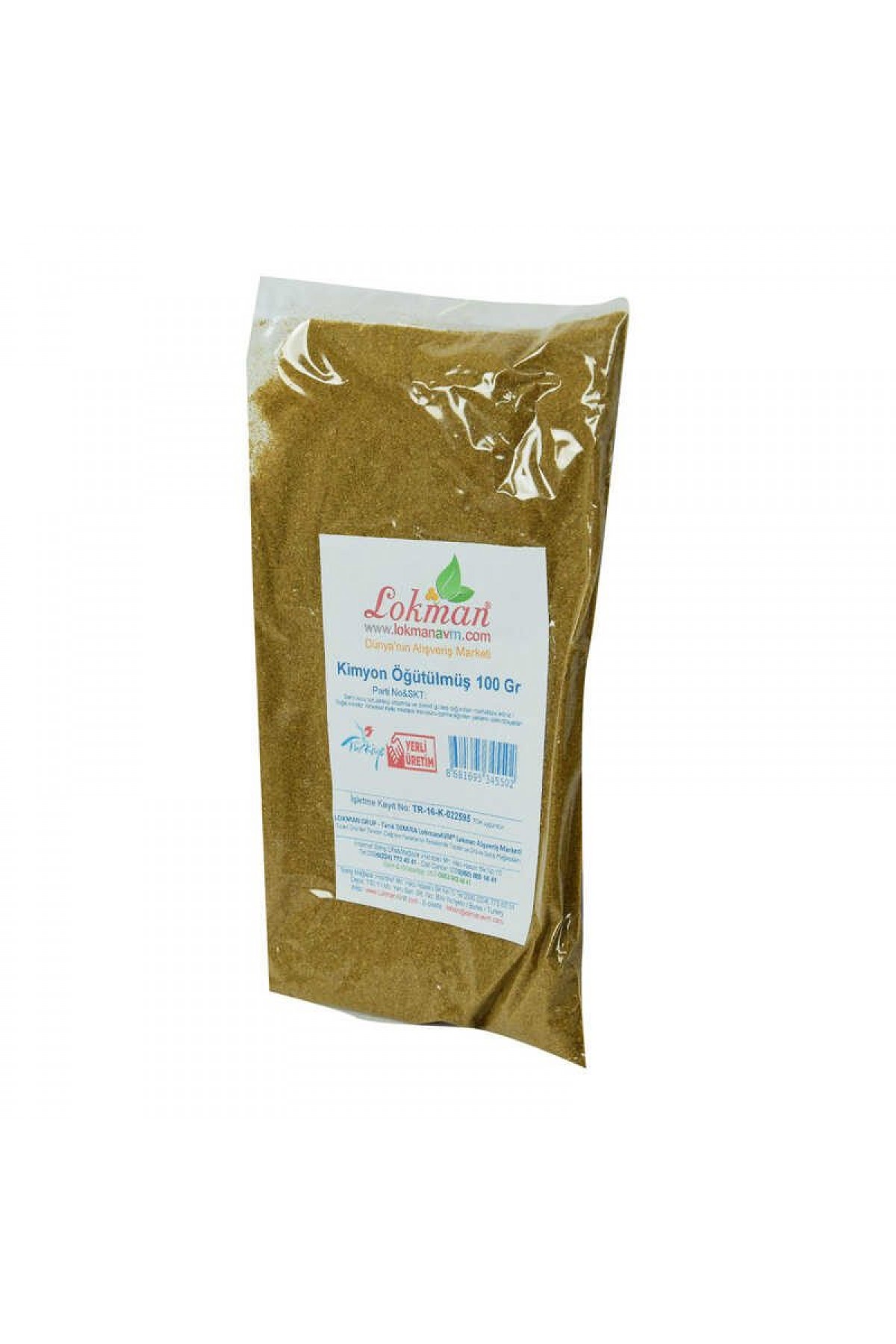 Lisinya214 Kimyon Öğütülmüş Yemeklik 100 Gr Paket