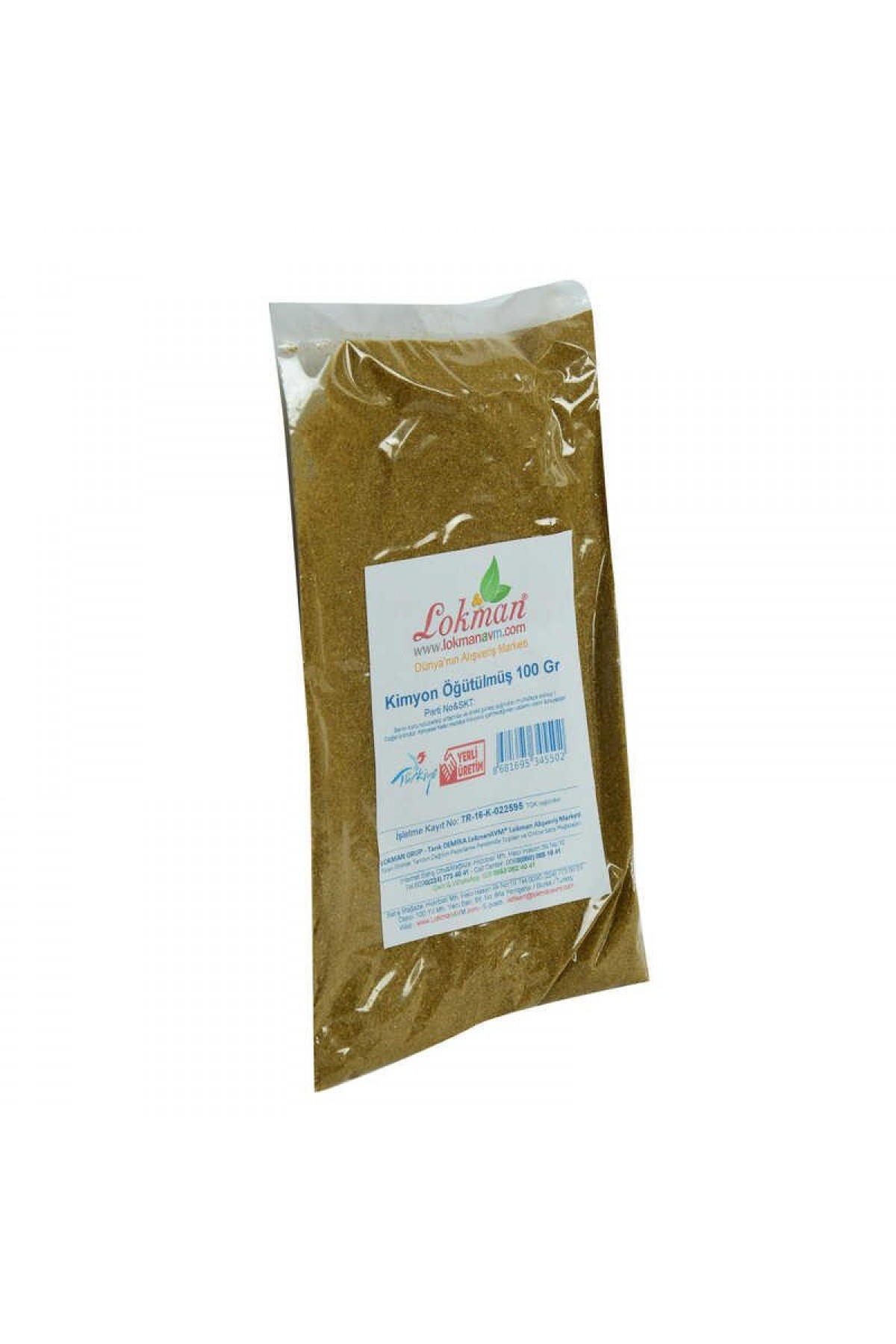 Lisinya214 Kimyon Öğütülmüş Yemeklik 100 Gr Paket
