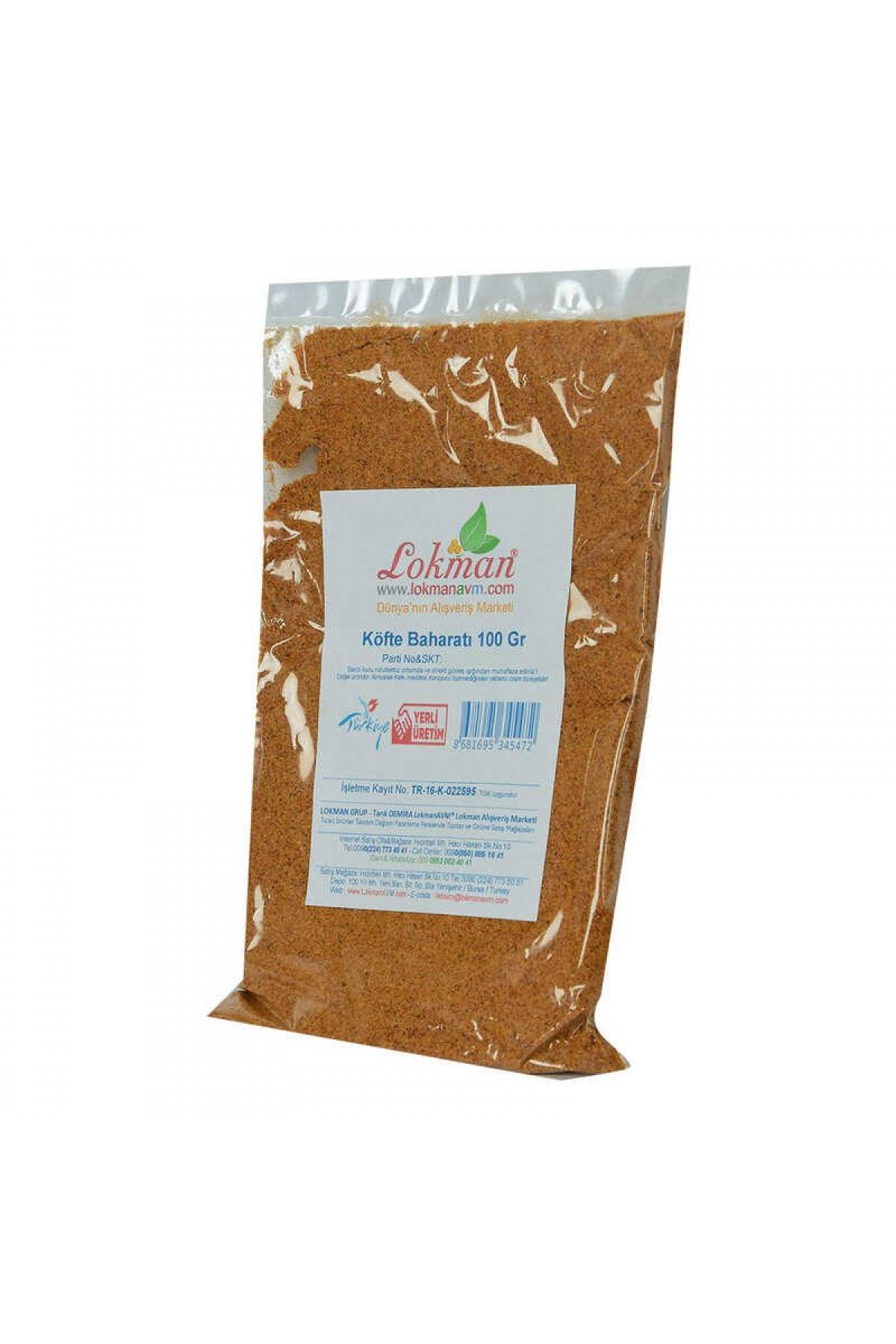 Köfte Baharatı Saf Baharat Karışımı 100 Gr Paket Lisinya214 Köfte Baharatı Saf Baharat Karışımı 100 Gr Paket