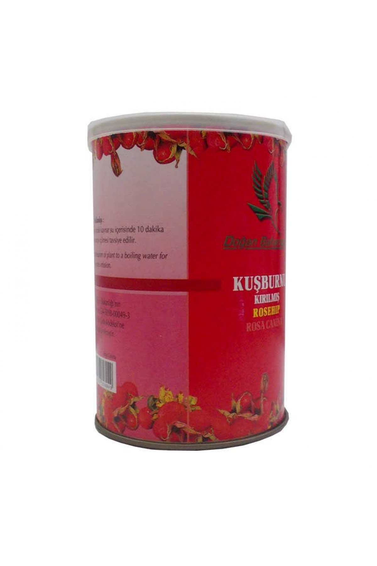Lisinya214 Kuşburnu Doğal Kırılmış 100 Gr Teneke Kutu