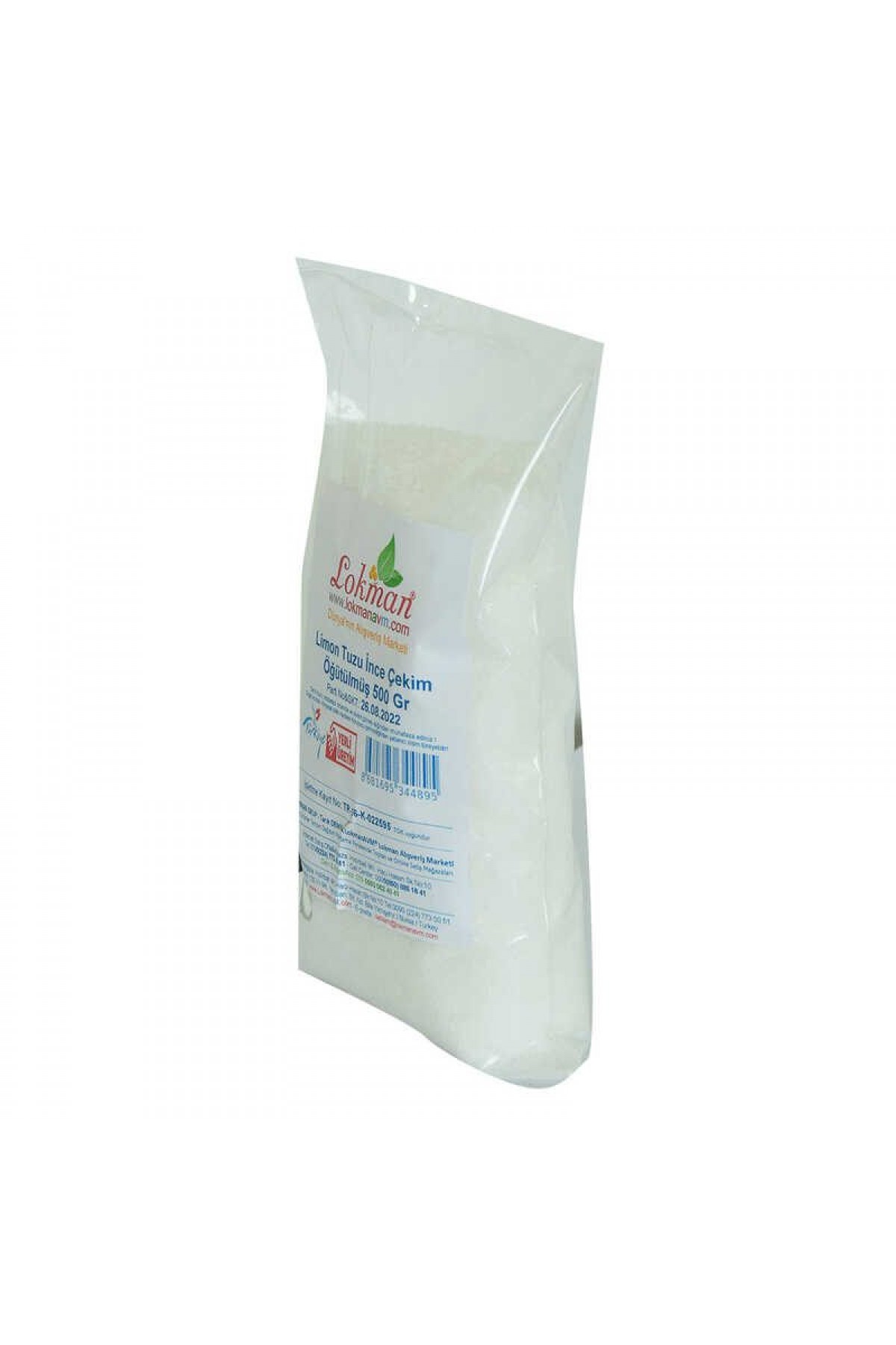 Lisinya214 Limon Tuzu İnce Çekim Öğütülmüş 500 Gr Paket