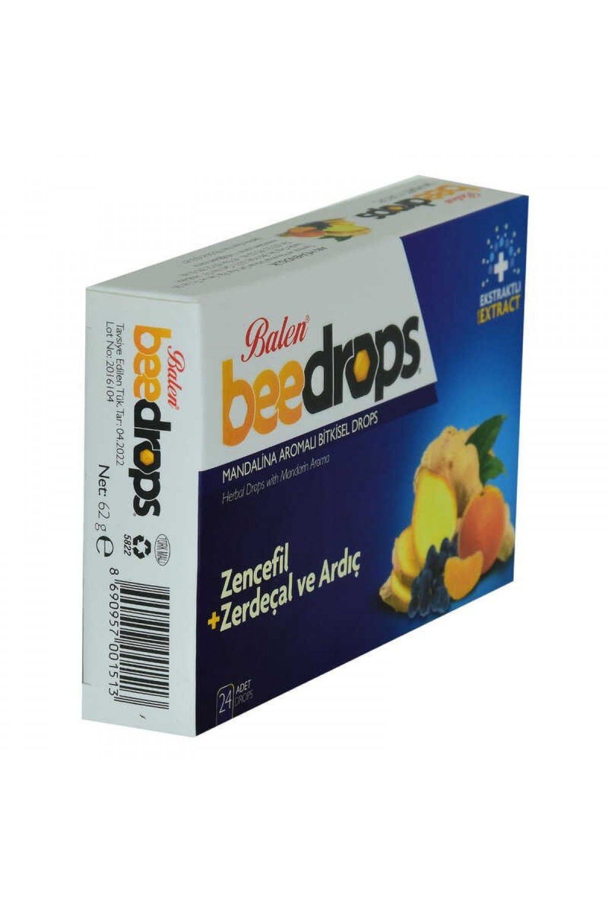 Mandalina Aromalı sel Drops 24 Adet Lisinya214 Mandalina Aromalı Bitkisel Drops 24 Adet