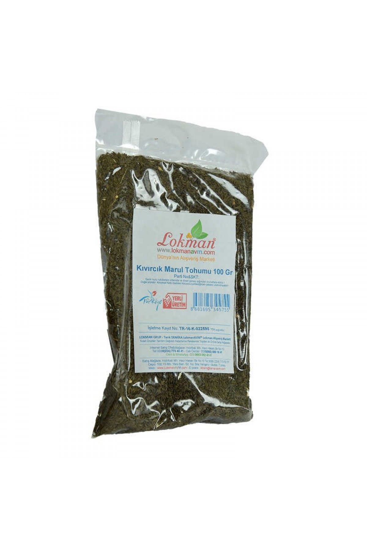 Lisinya214 Marul Tohumu Doğal Kıvırcık 100 Gr Paket