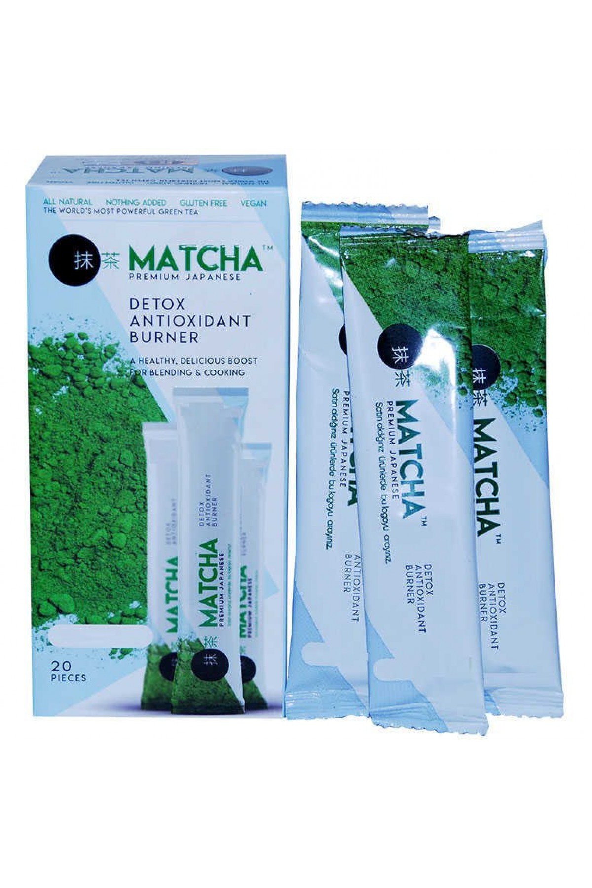 Lisinya214 Matcha (Maça) Çayı Premium 20 Poşet