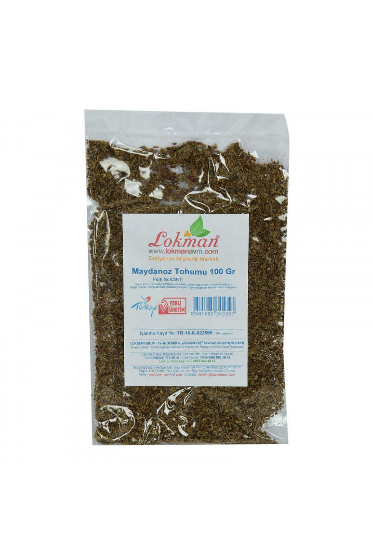 Lisinya214 Doğal Maydanoz Tohumu 100 Gr Paket