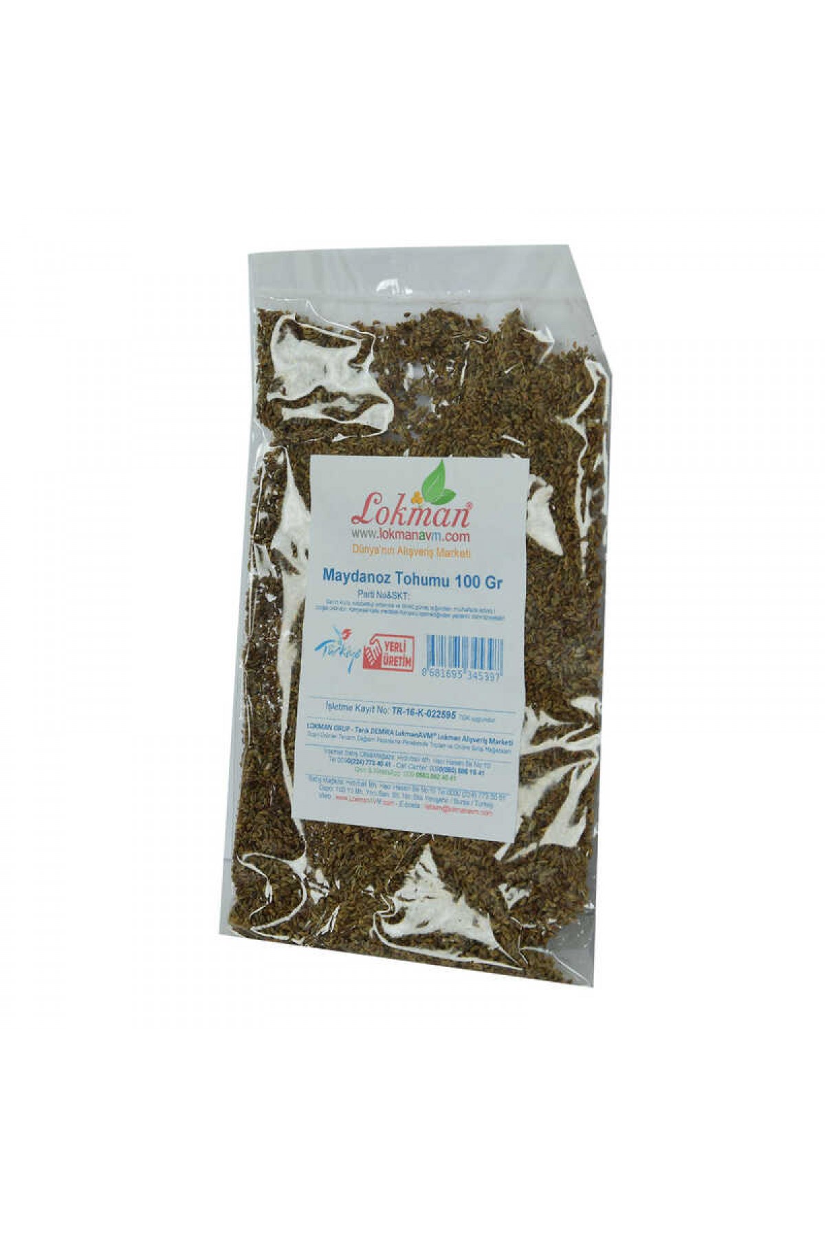 Lisinya214 Doğal Maydanoz Tohumu 100 Gr Paket