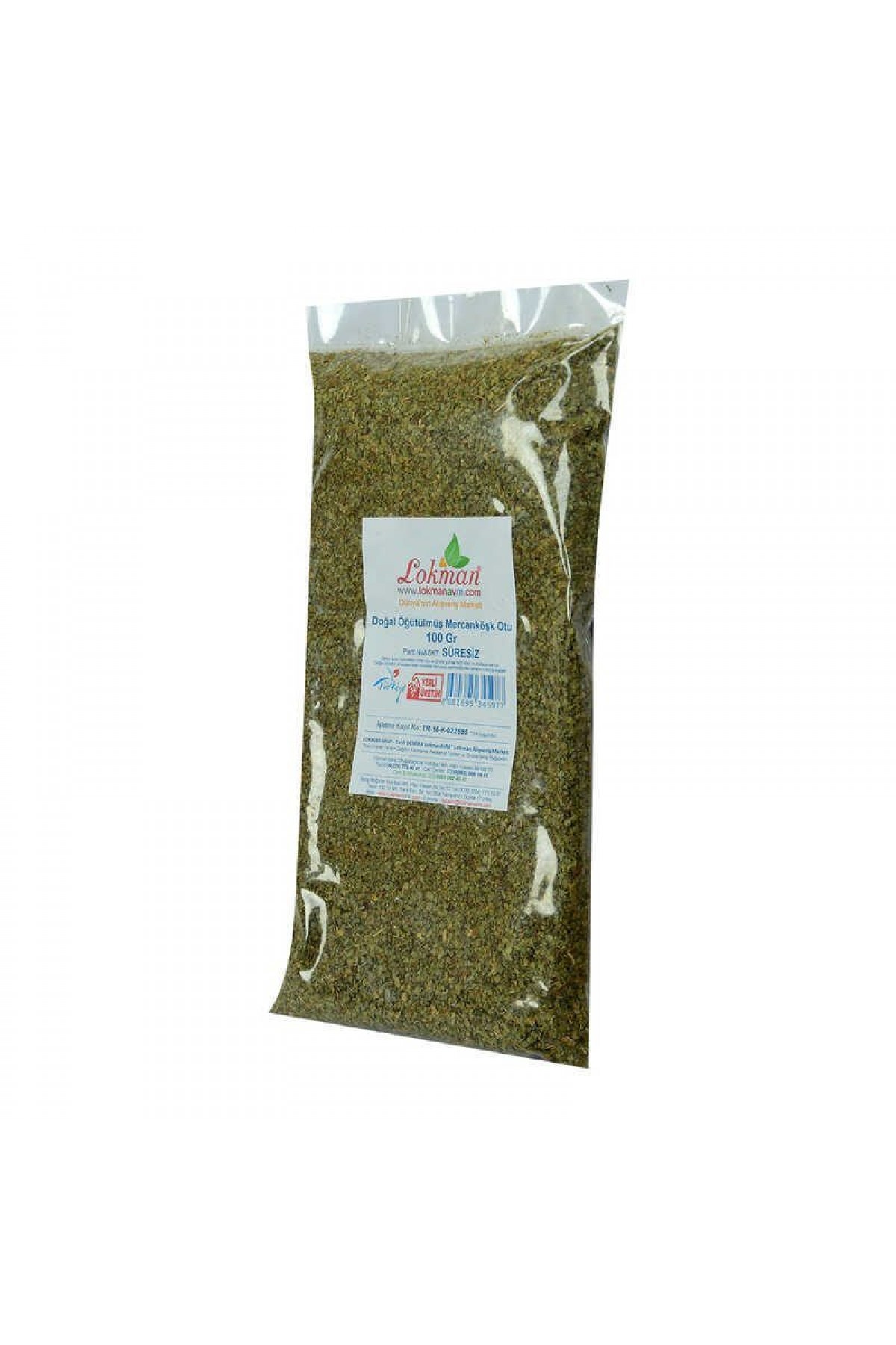 Lisinya214 Mercanköşk Otu Öğütülmüş Doğal 100 Gr Paket