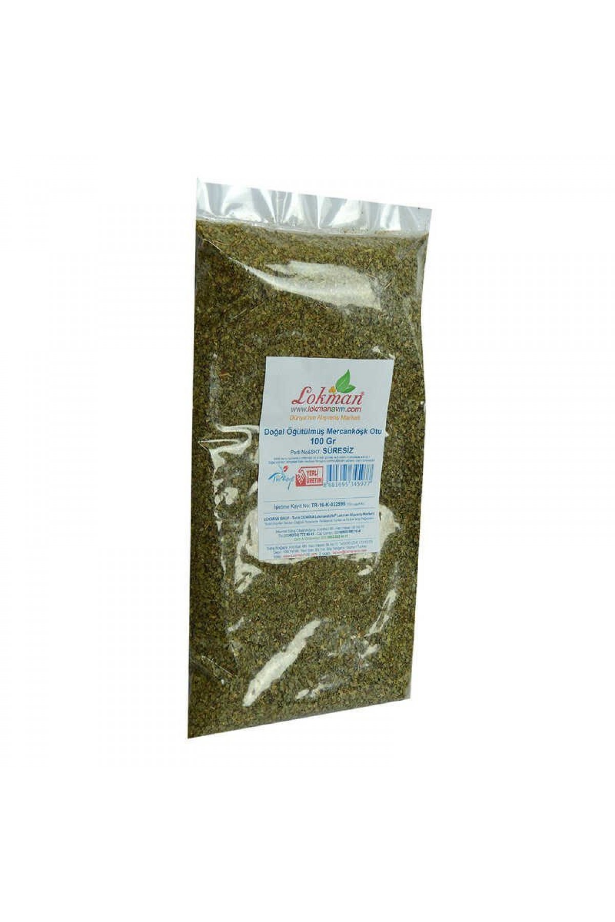 Lisinya214 Mercanköşk Otu Öğütülmüş Doğal 100 Gr Paket