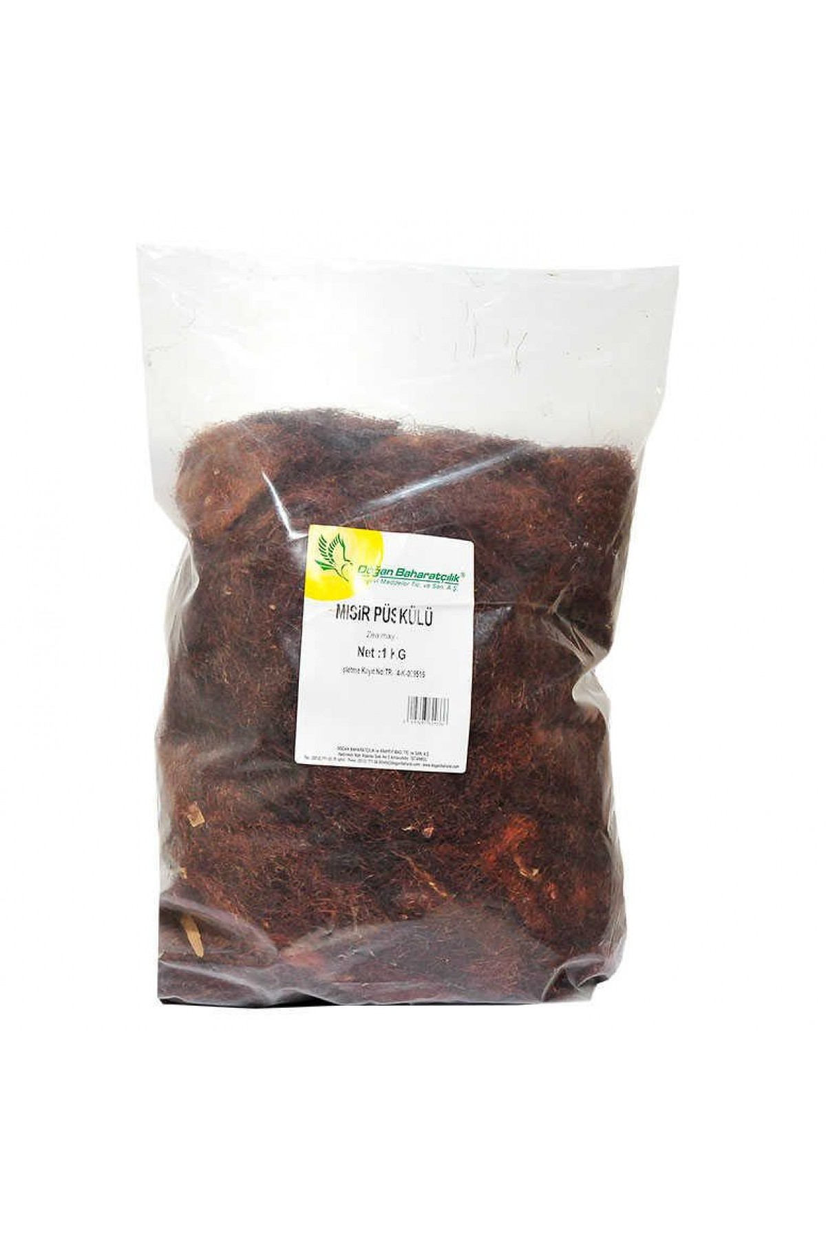 Lisinya214 Mısır Püskülü Doğal 1000 Gr Paket