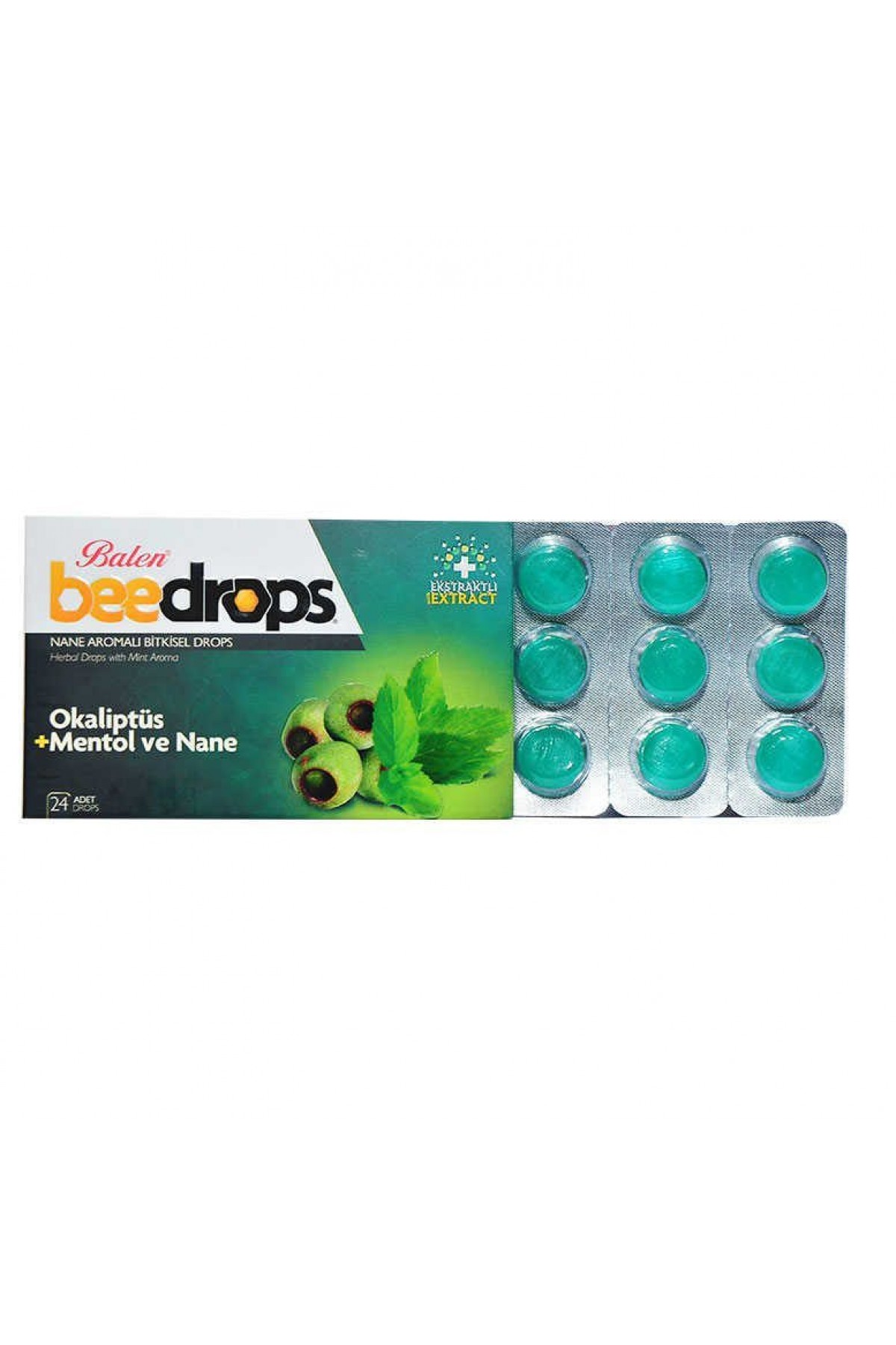 Nane Aromalı sel Drops 24Adet Lisinya214 Nane Aromalı Bitkisel Drops 24Adet