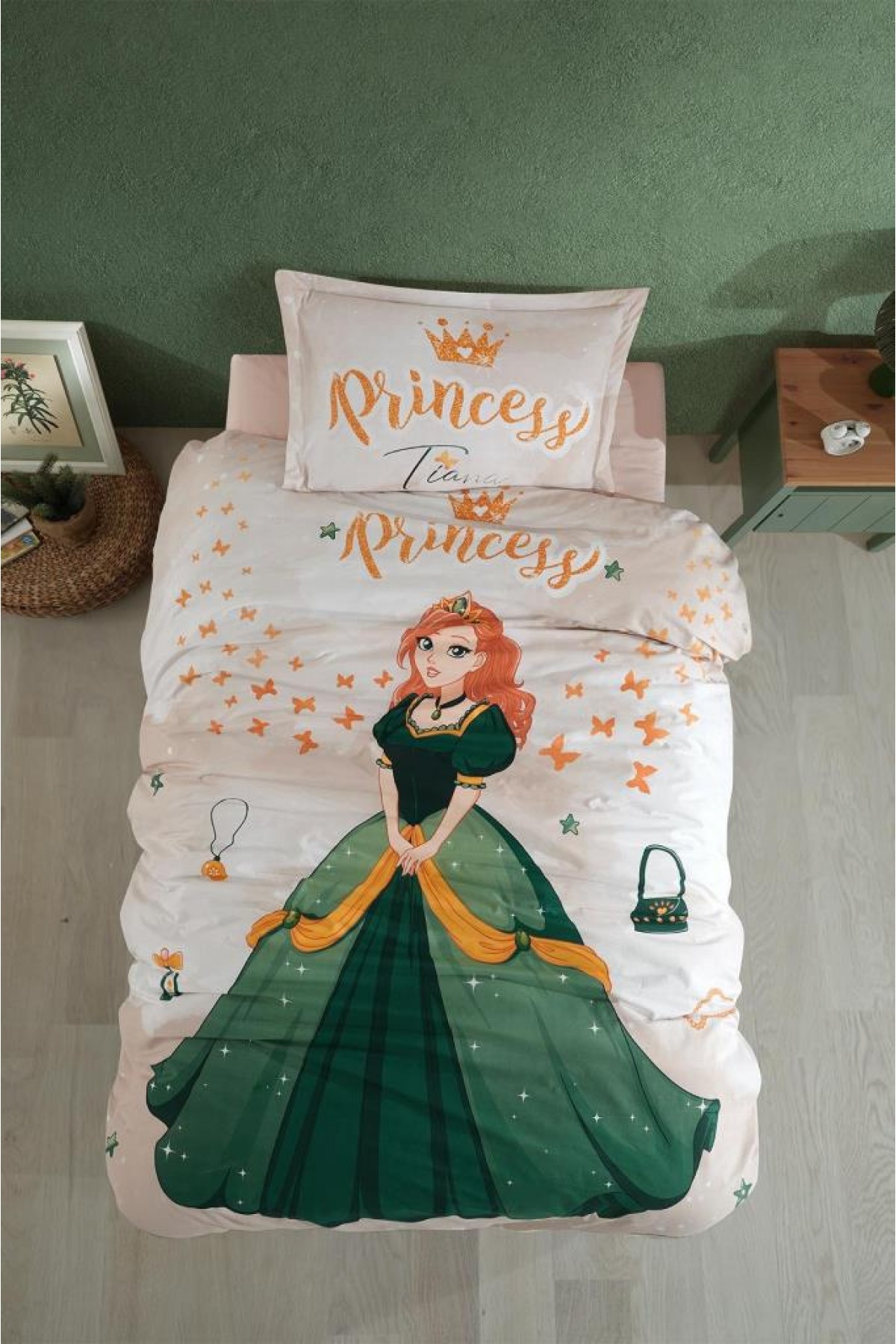 Ranforce Nevresim Takımı Tek Kişilik Tiana v1 Taş