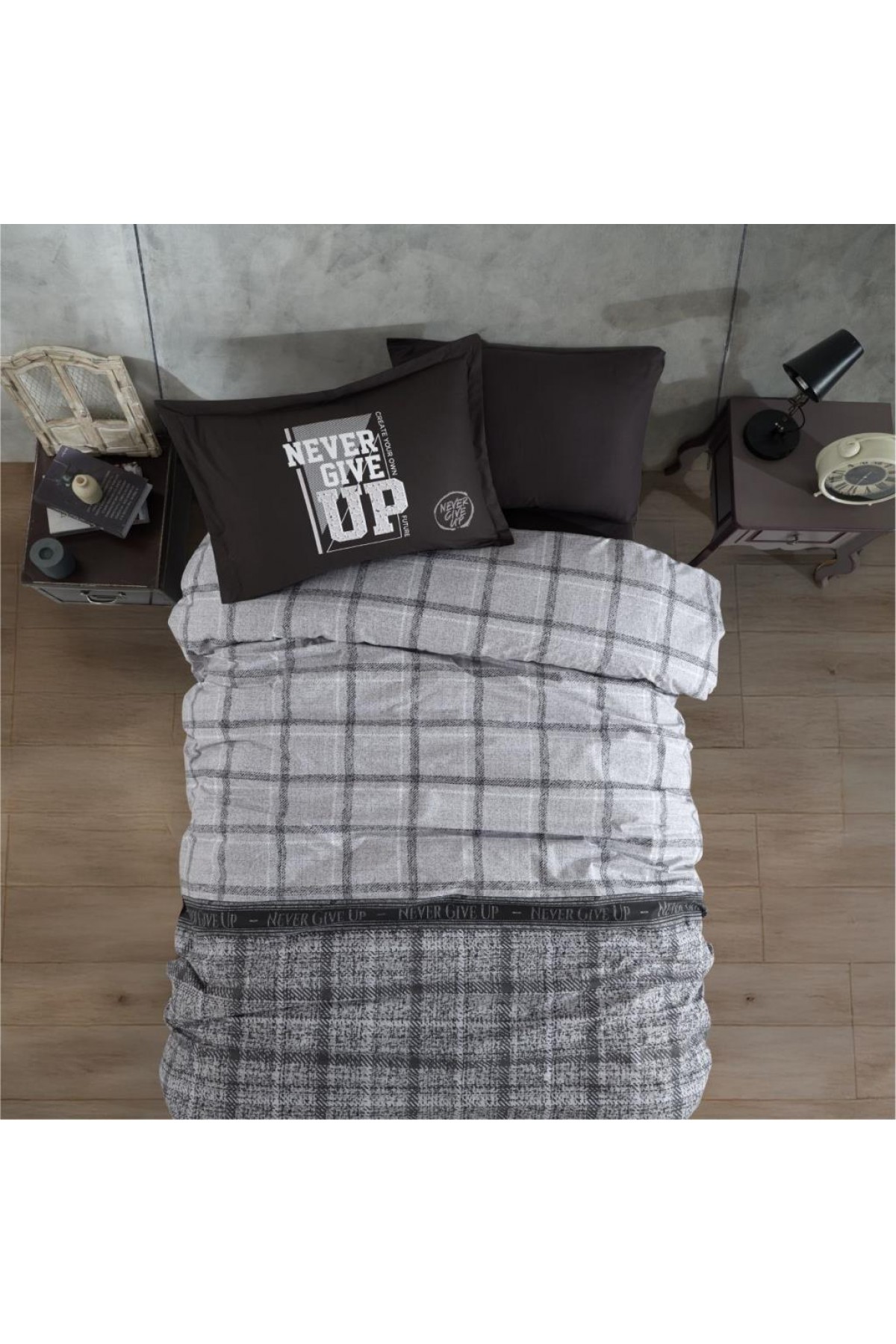 Ranforce Nev Takımı Tek Kişilik Give Up Antrasit