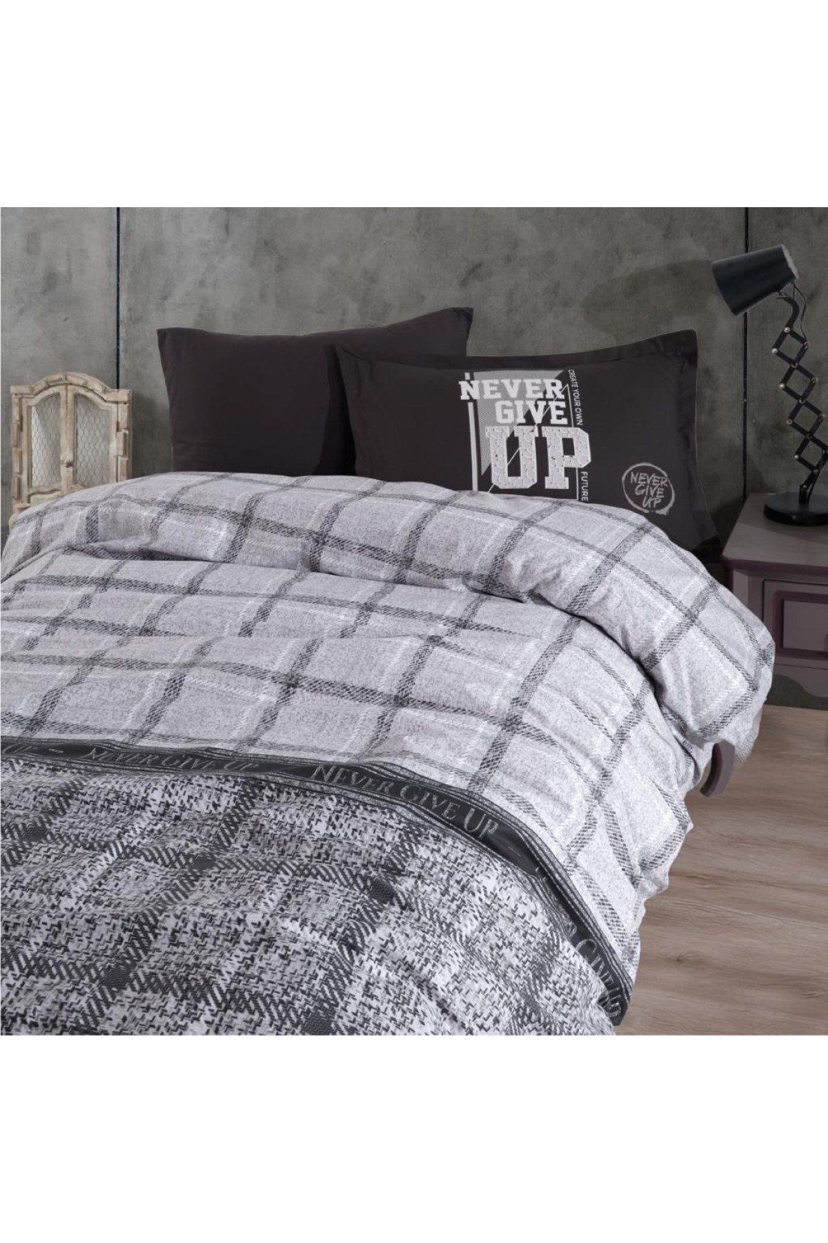Ranforce Nev Takımı Tek Kişilik Give Up Antrasit