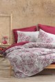 Dual Çift Kişilik Nevresim Takımı Vidal Bordo Dual Çift Kişilik Nevresim Takımı Vidal Bordo