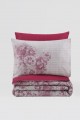Dual Çift Kişilik Nevresim Takımı Vidal Bordo Dual Çift Kişilik Nevresim Takımı Vidal Bordo