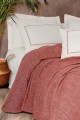 Embrova Şönil Çift Kişilik Yatak Örtüsü/Pike Takımı Loom Bordo Embrova Şönil Çift Kişilik Yatak Örtüsü/Pike Takımı Loom Bordo