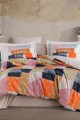 Çift Kişilik Poplin Nev Bermuda Oranj Çift Kişilik Poplin Nev Bermuda Oranj