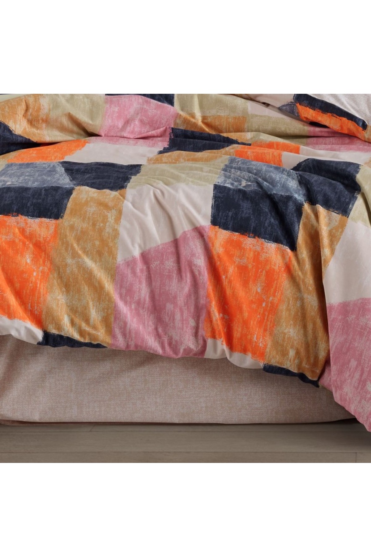 Çift Kişilik Poplin Nev Bermuda Oranj Çift Kişilik Poplin Nev Bermuda Oranj