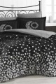 Çift Kişilik Poplin Nev Stars Siyah Çift Kişilik Poplin Nevresim Stars Siyah