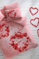 Glow Parlayan Çift Kişilik Ranforce Nevresim Takımı Roses Pembe Glow Parlayan Çift Kişilik Ranforce Nevresim Takımı Roses Pembe