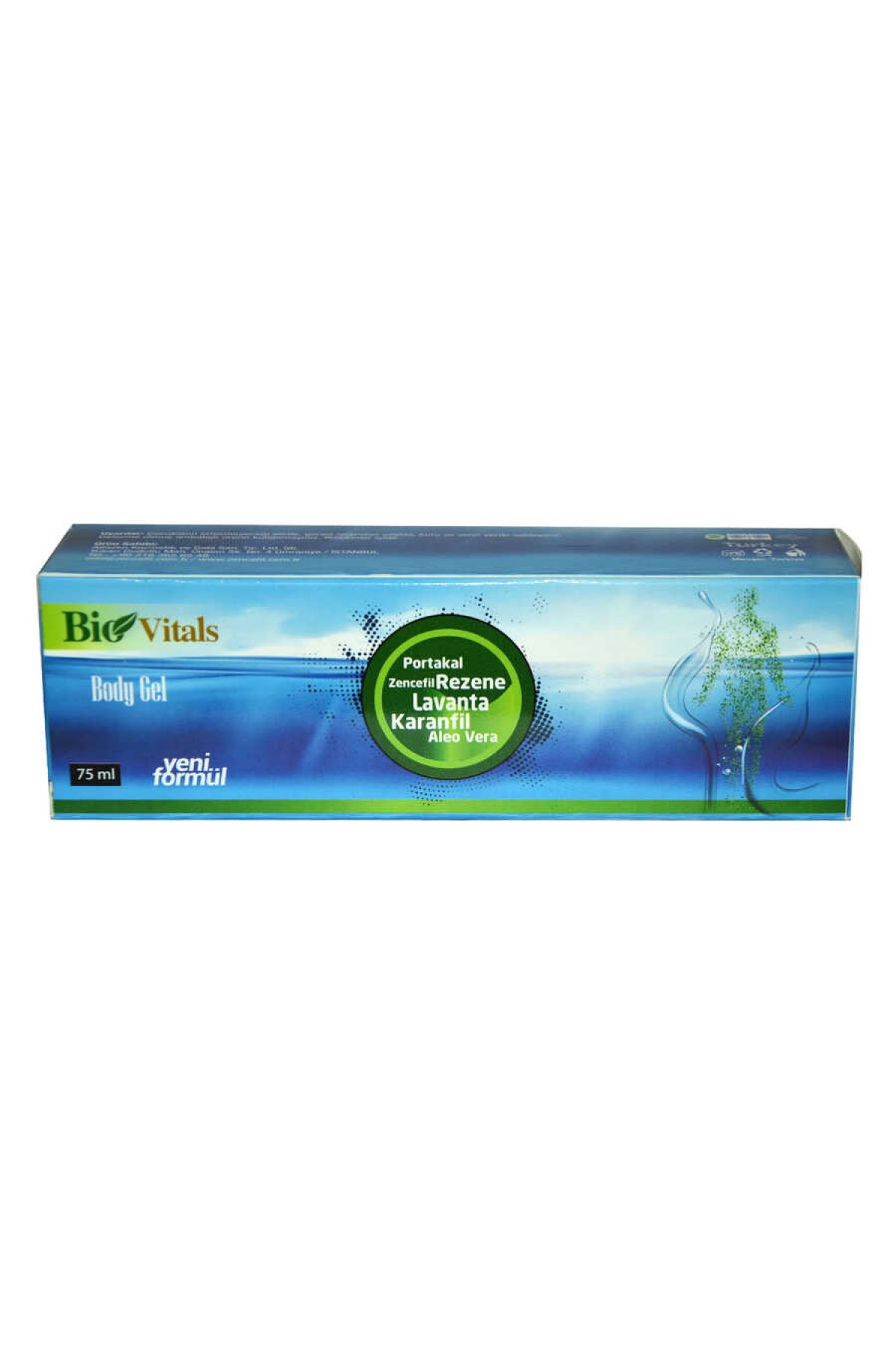 Portakal Zencefil Rezene Lavanta Karanfil Aloe Vera Masaj Jeli 75 ML