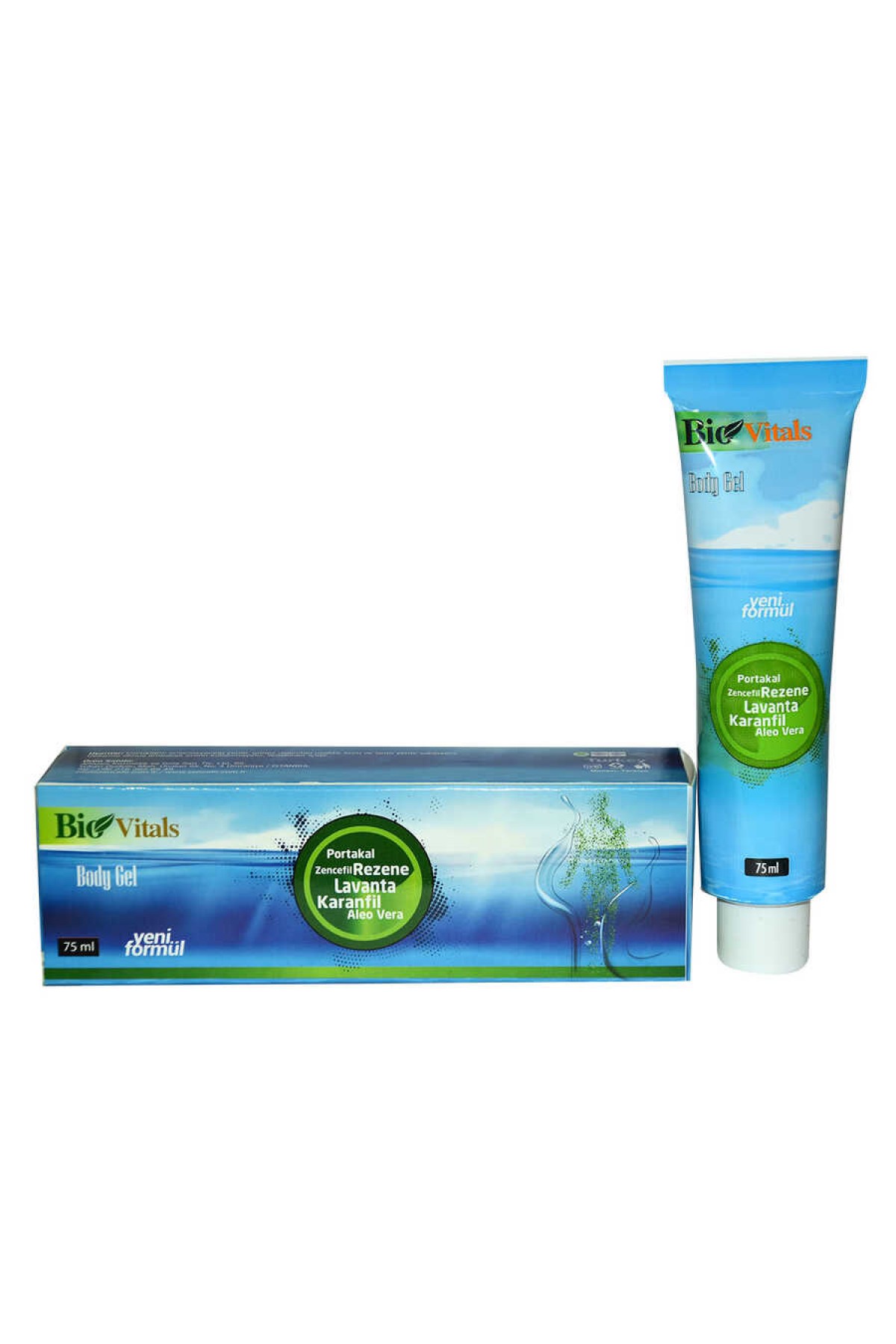 Portakal Zencefil Rezene Lavanta Karanfil Aloe Vera Masaj Jeli 75 ML