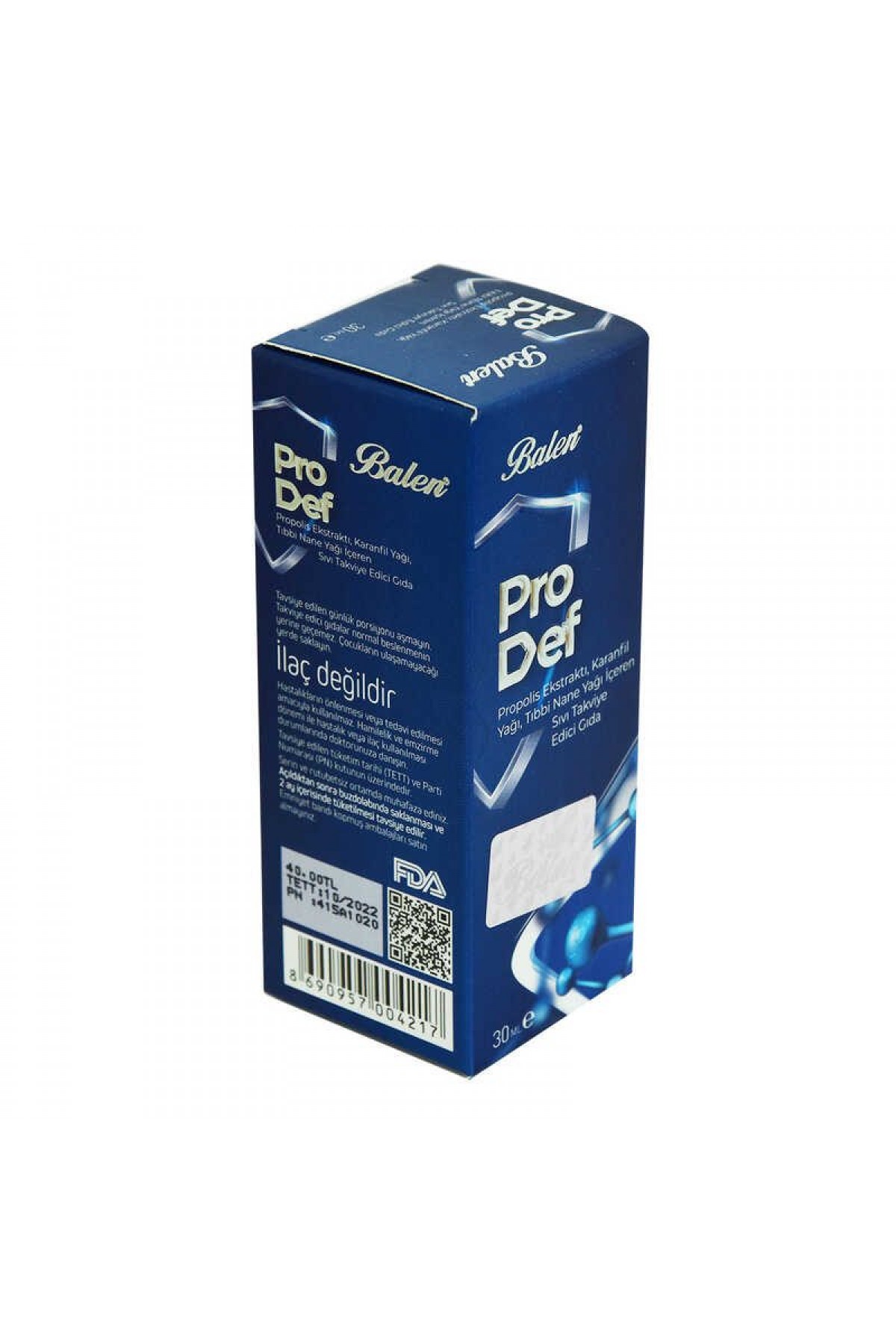 Lisinya214 Prodef Propolis Ekstraktı Karanfil ve Nane Yağlı Takviye Edici Gıda 30 ML