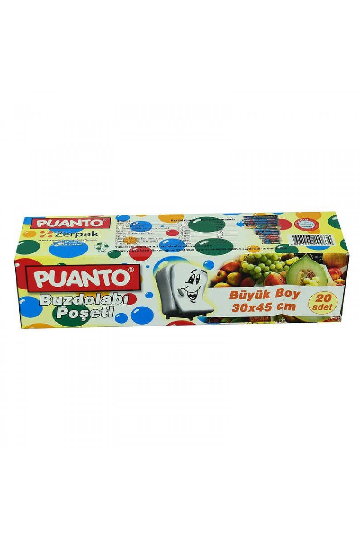 Lisinya214 Buzdolabı Poşeti Büyük Boy 30x45 Cm 20 Adet