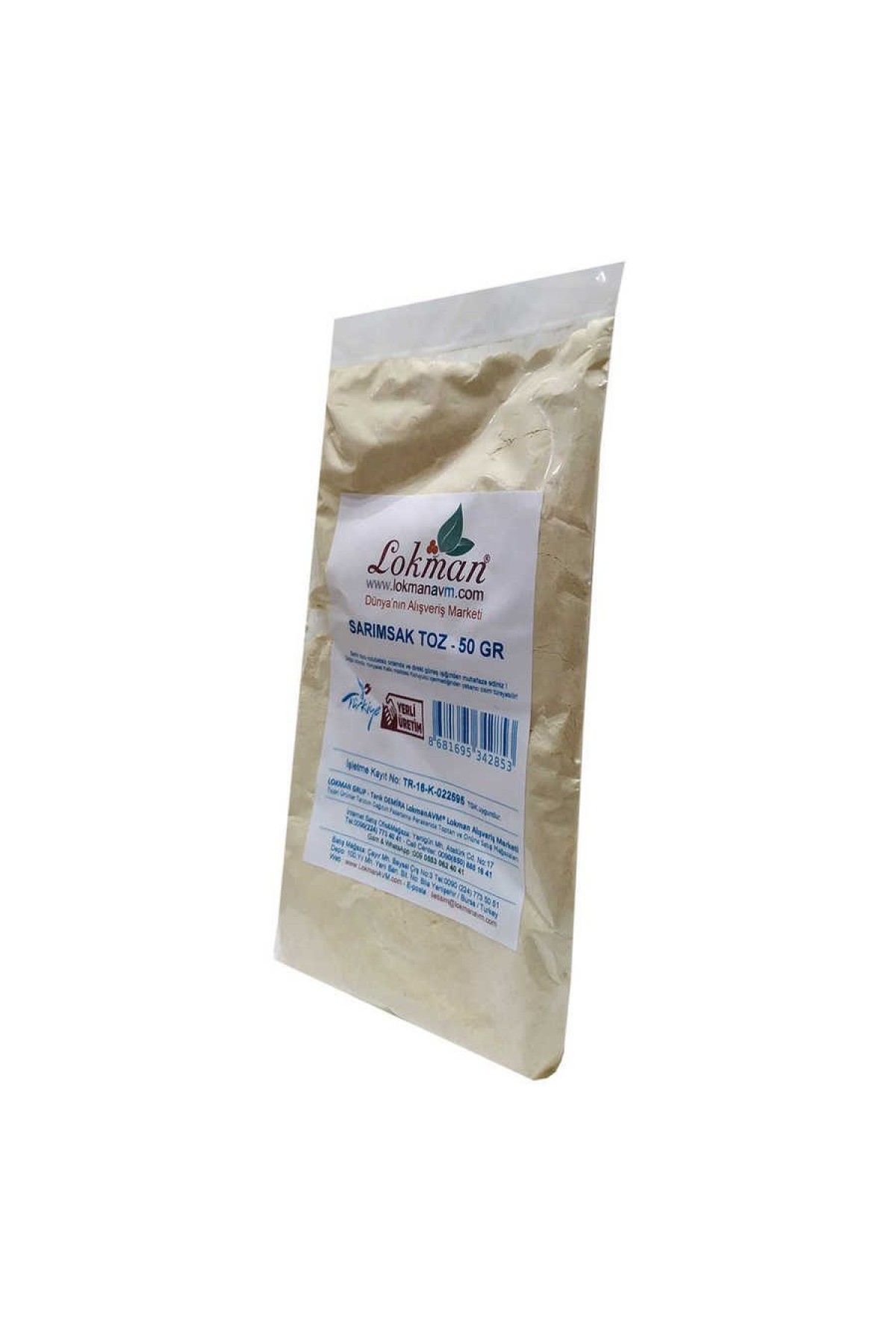 Lisinya214 Sarımsak Toz 50 Gr Paket
