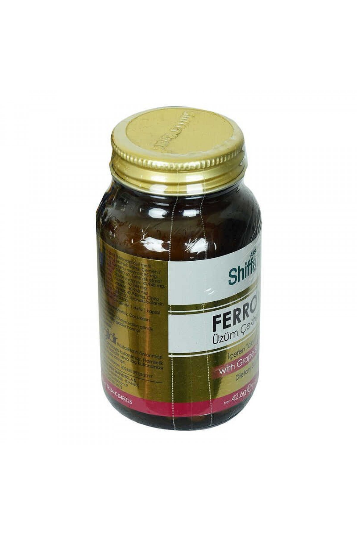 Shiffa Home Ferrovitec Üzüm Çekirdeği Ekstresi Diyet Takviyesi 710 Mg x 60 Kapsül Lisinya214 Shiffa Home Ferrovitec Üzüm Çekirdeği Ekstresi Diyet Takviyesi 710 Mg x 60 Kapsül