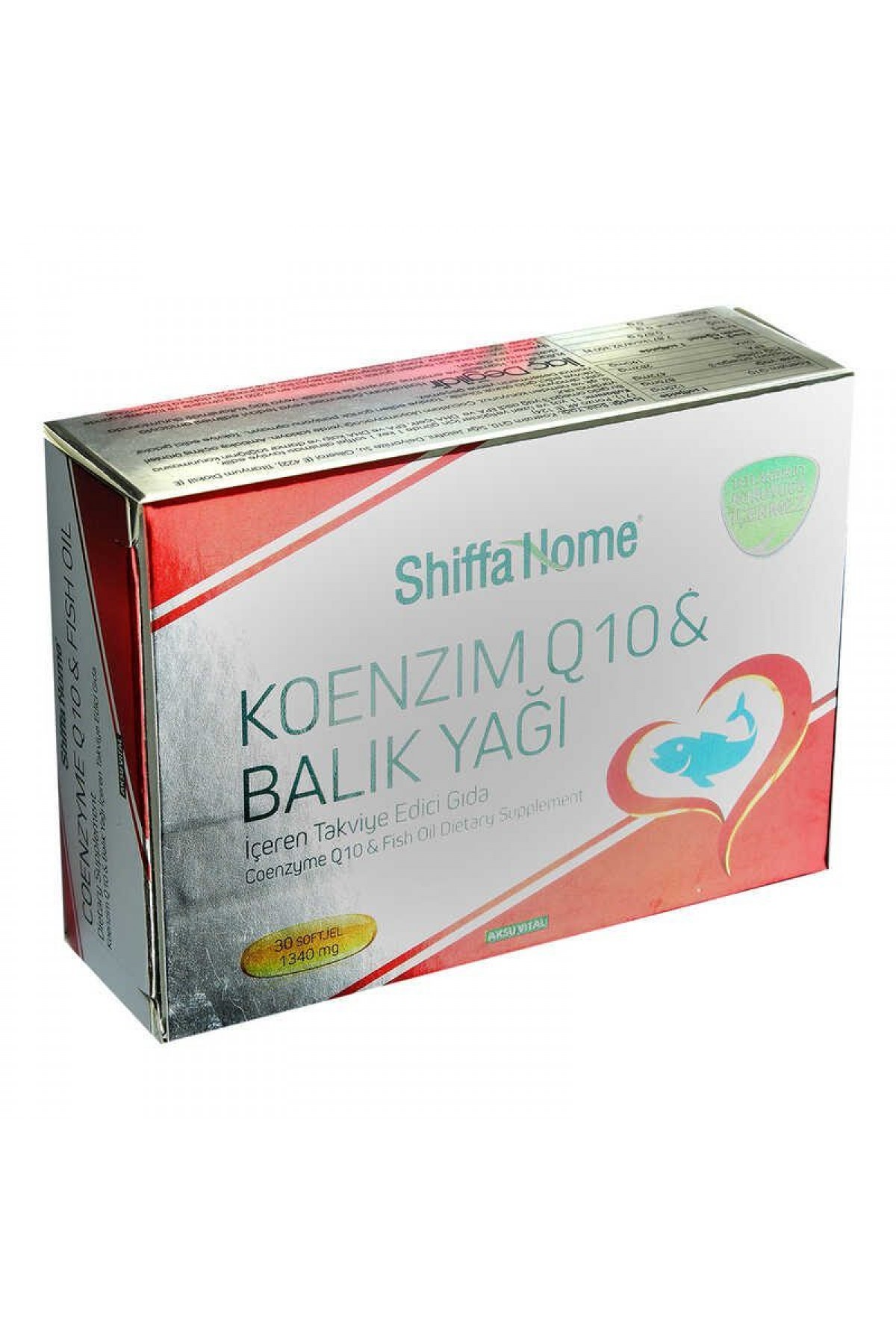 Lisinya214 Shiffa Home Koenzim Q10 & Balık Yağı Yumuşak Jel 1340 Mg x 30 Kapsül