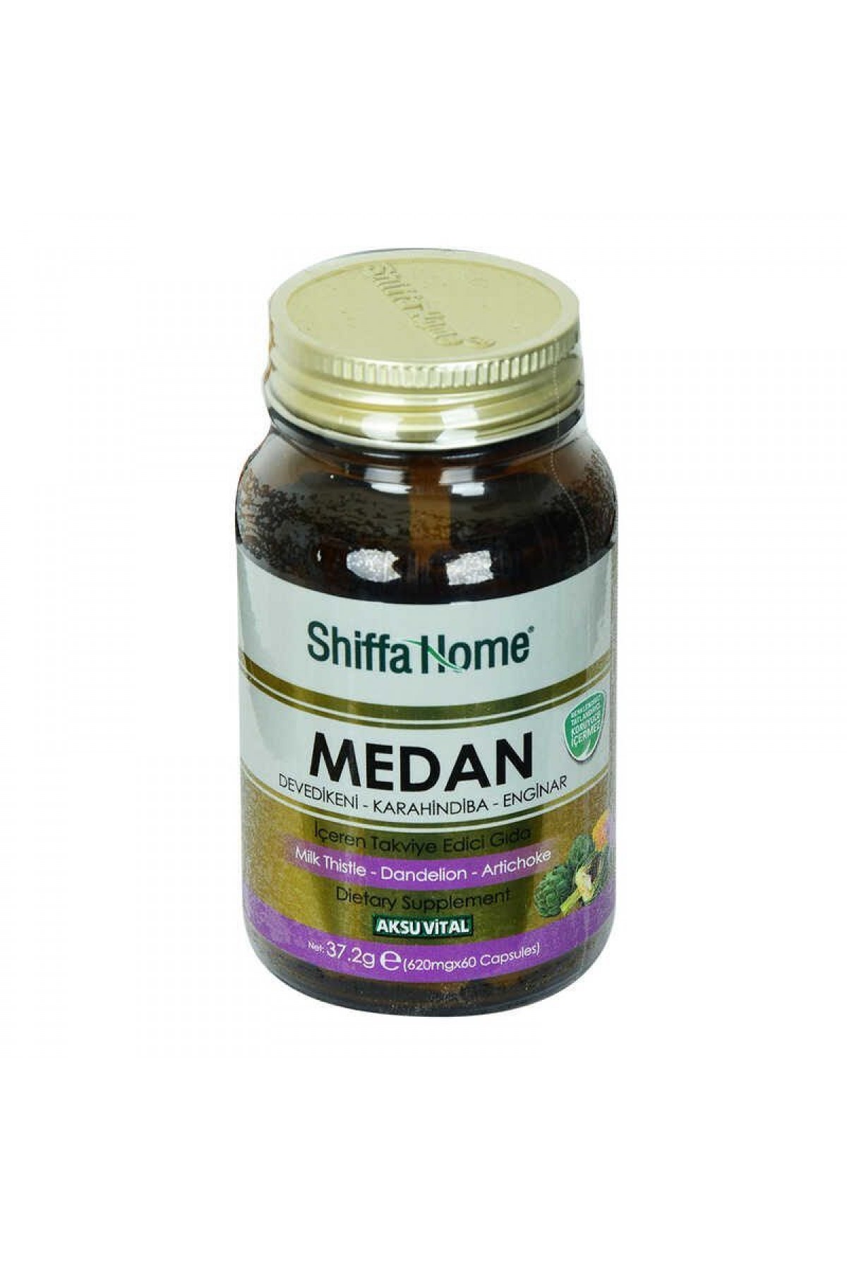 Lisinya214 Shiffa Home Medan Devedikeni Karahindiba Enginar 620 Mg x 60 Kapsül