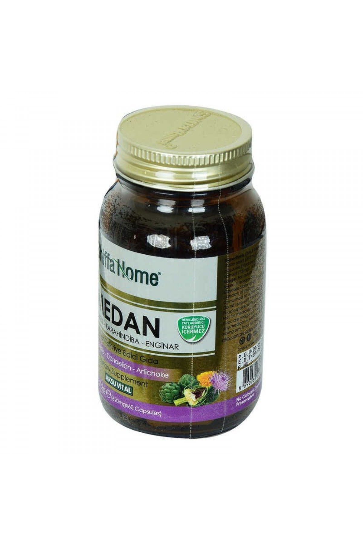 Lisinya214 Shiffa Home Medan Devedikeni Karahindiba Enginar 620 Mg x 60 Kapsül