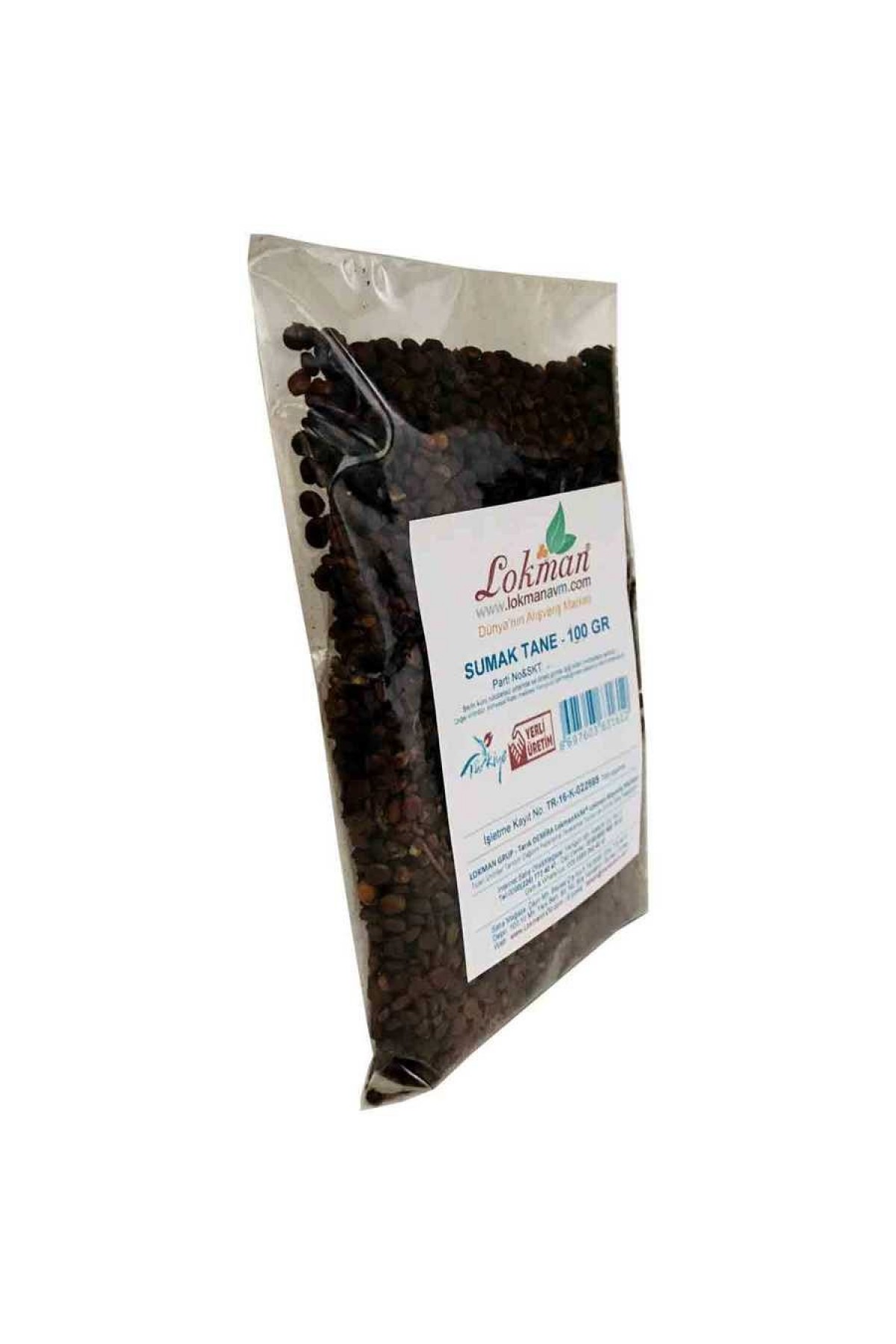 Lisinya214 Sumak Tane Doğal 100 Gr Paket