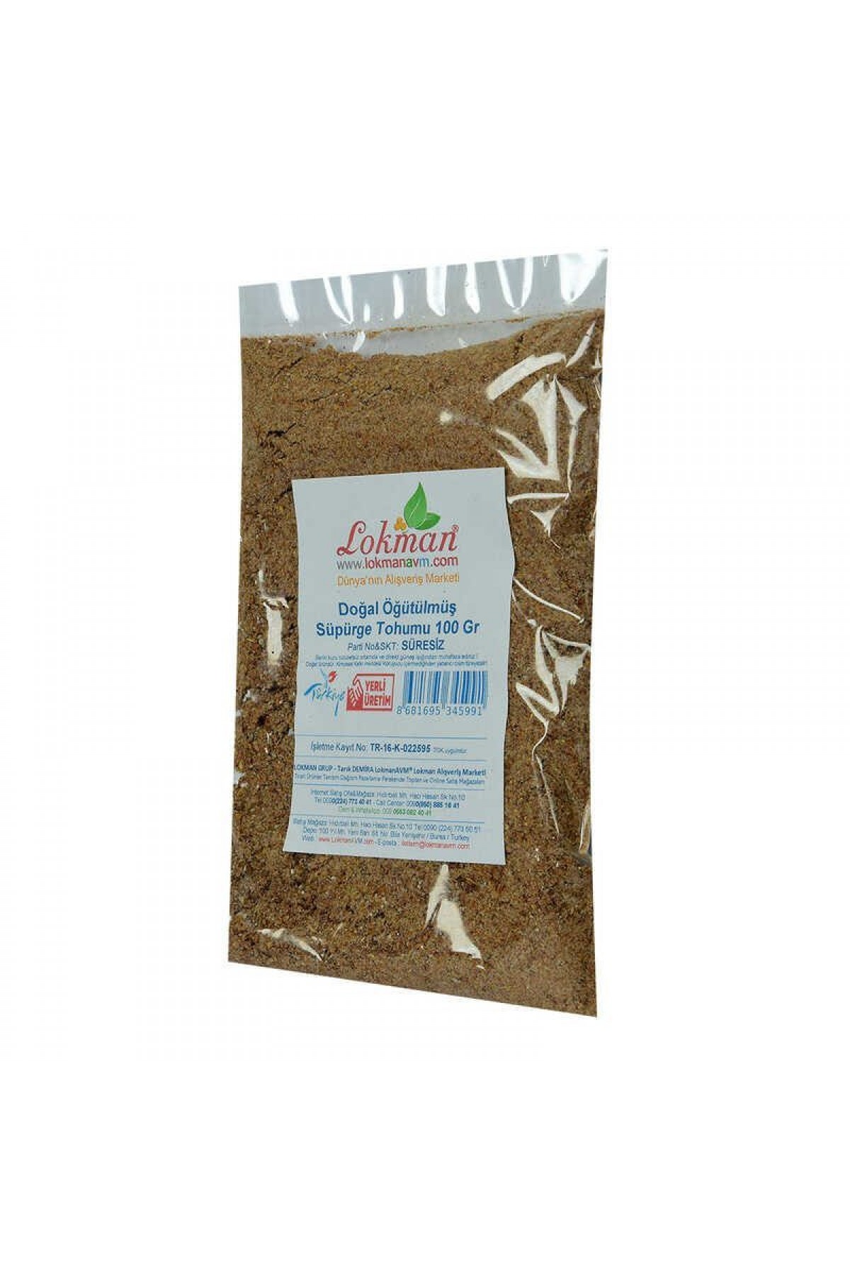 Süpürge Tohumu Doğal Öğütülmüş 100 Gr Paket