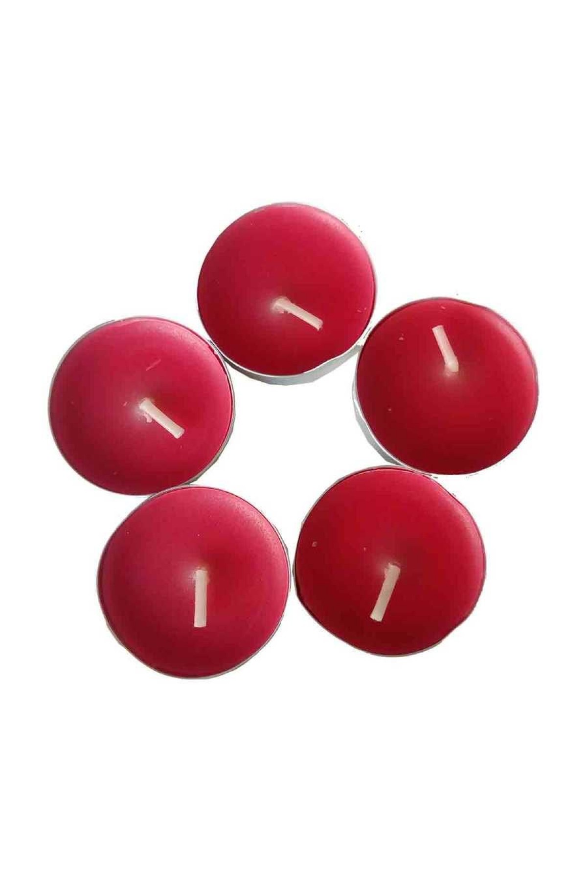 Lisinya214 Tea Lights Kırmızı Mum 5 li 1 Paket
