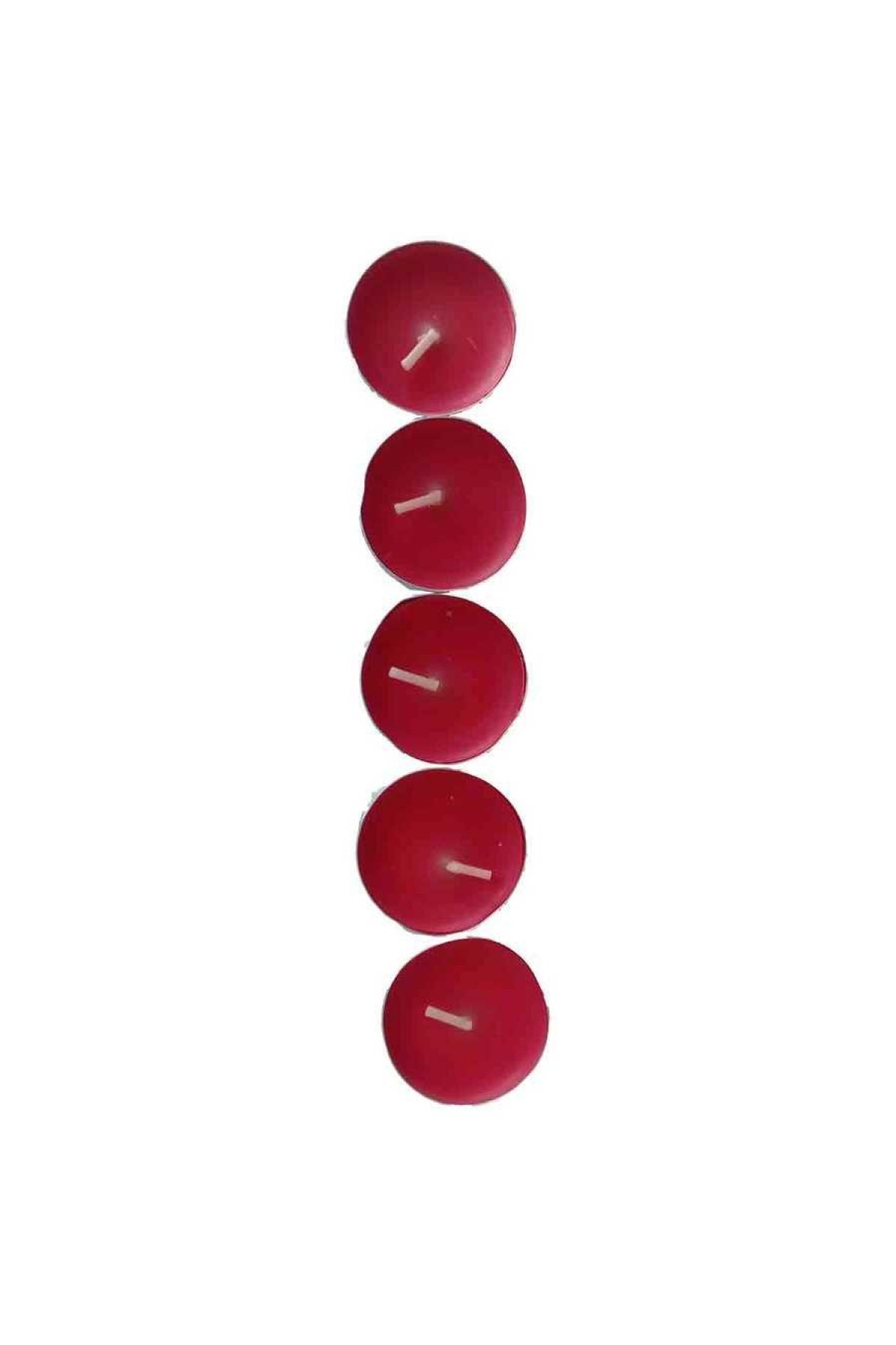 Lisinya214 Tea Lights Kırmızı Mum 5 li 1 Paket