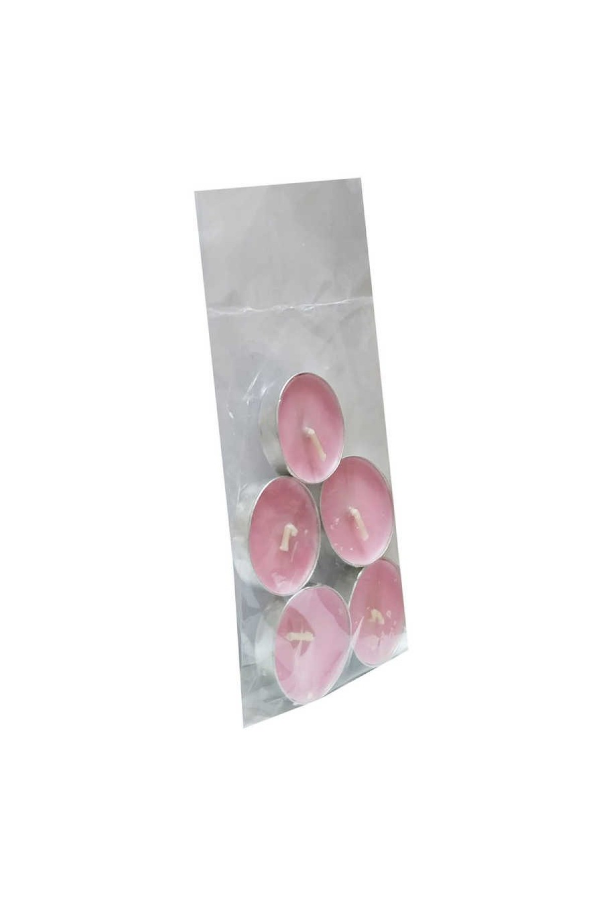 Lisinya214 Tea Lights Pembe Mum 5 li 1 Paket