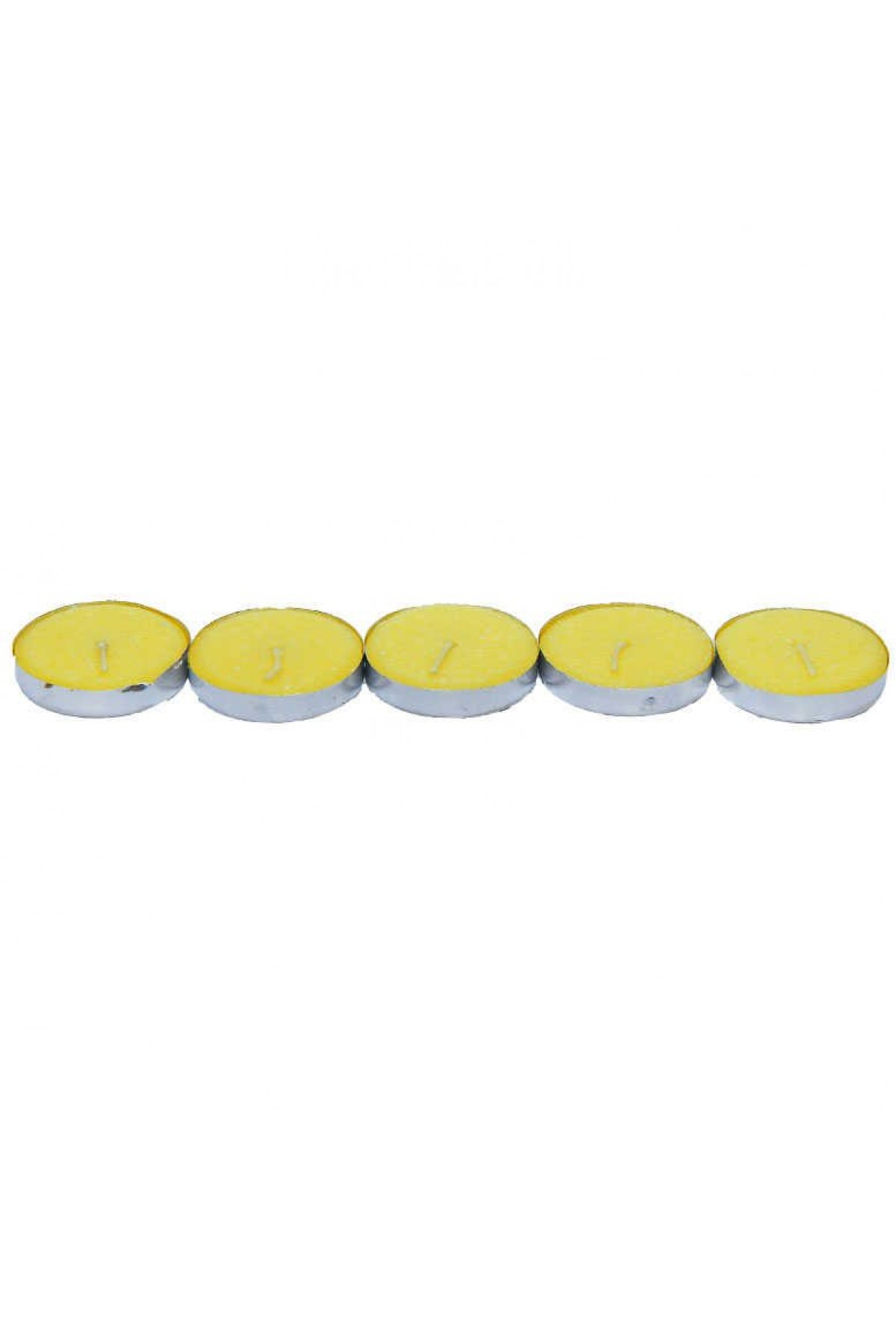 Lisinya214 Tea Lights Sarı Mum 5 li 1 Paket