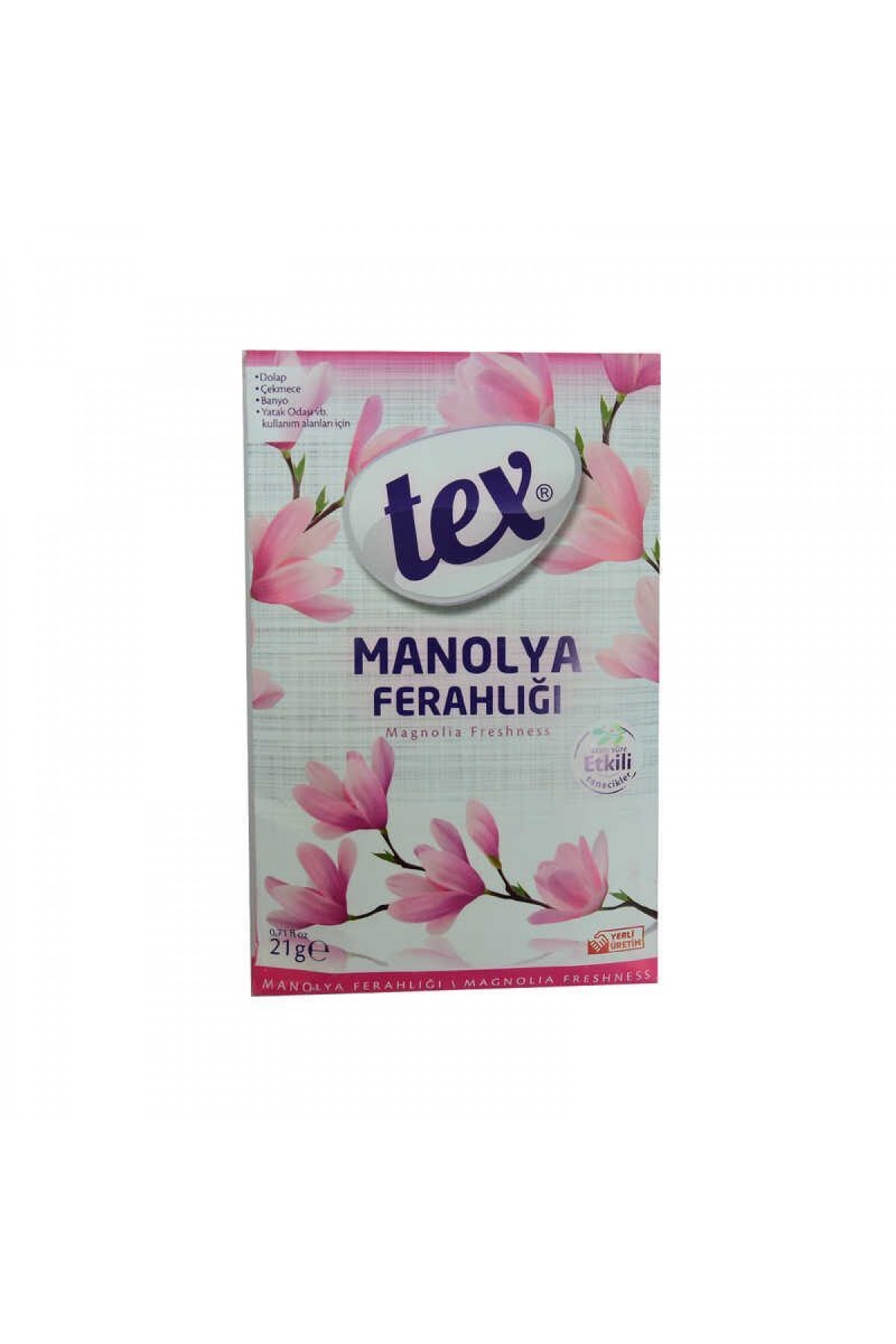 Lisinya214 Dolap Çekmece Banyo Oda Kokusu Manolya Ferahlığı Askılı 21 Gr 1 Paket