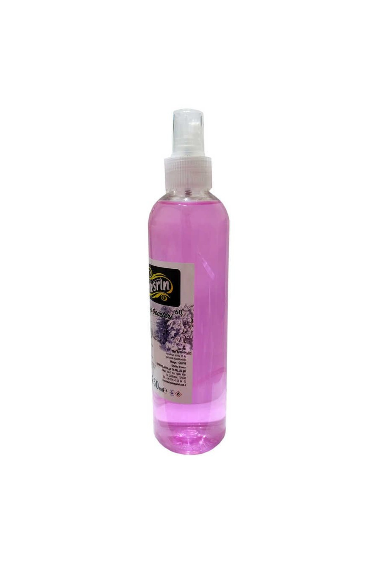 Lisinya214 Uludağ Geceleri Kolonyası 60 Derece Pet Şişe Sprey 250 ML