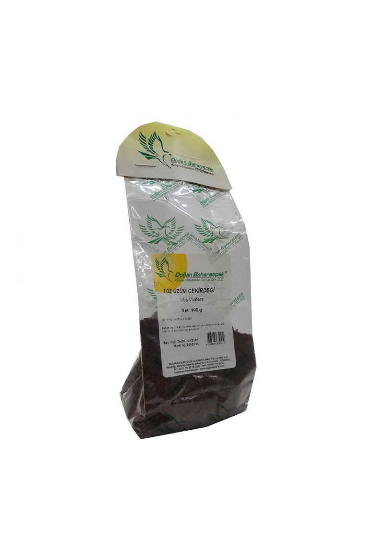 Lisinya214 Üzüm Çekirdeği Öğütülmüş Doğal 100 Gr Paket